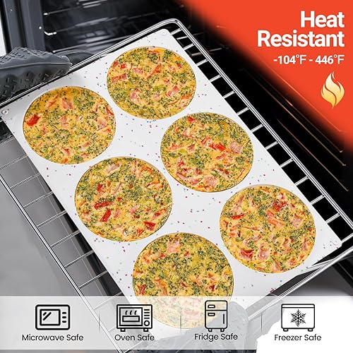 Miniatura 5 de Molde para magdalenas jumbo, molde extra grande de 4 pulgadas para hornear huevos para horno, moldes de silicona para sándwiches de desayuno,