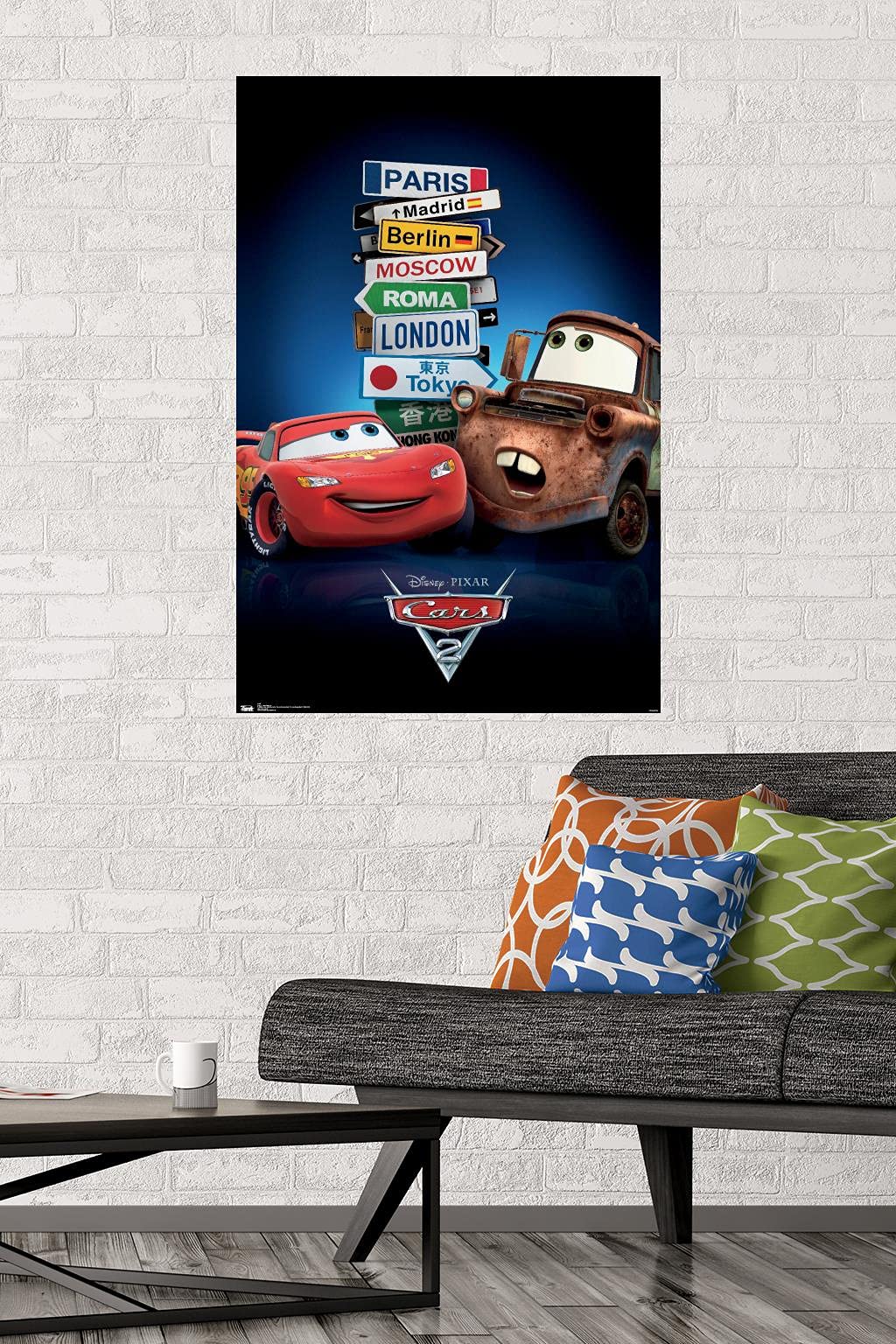 Amazon.com: Trends International Disney Pixar Cars 2 - One Sheet