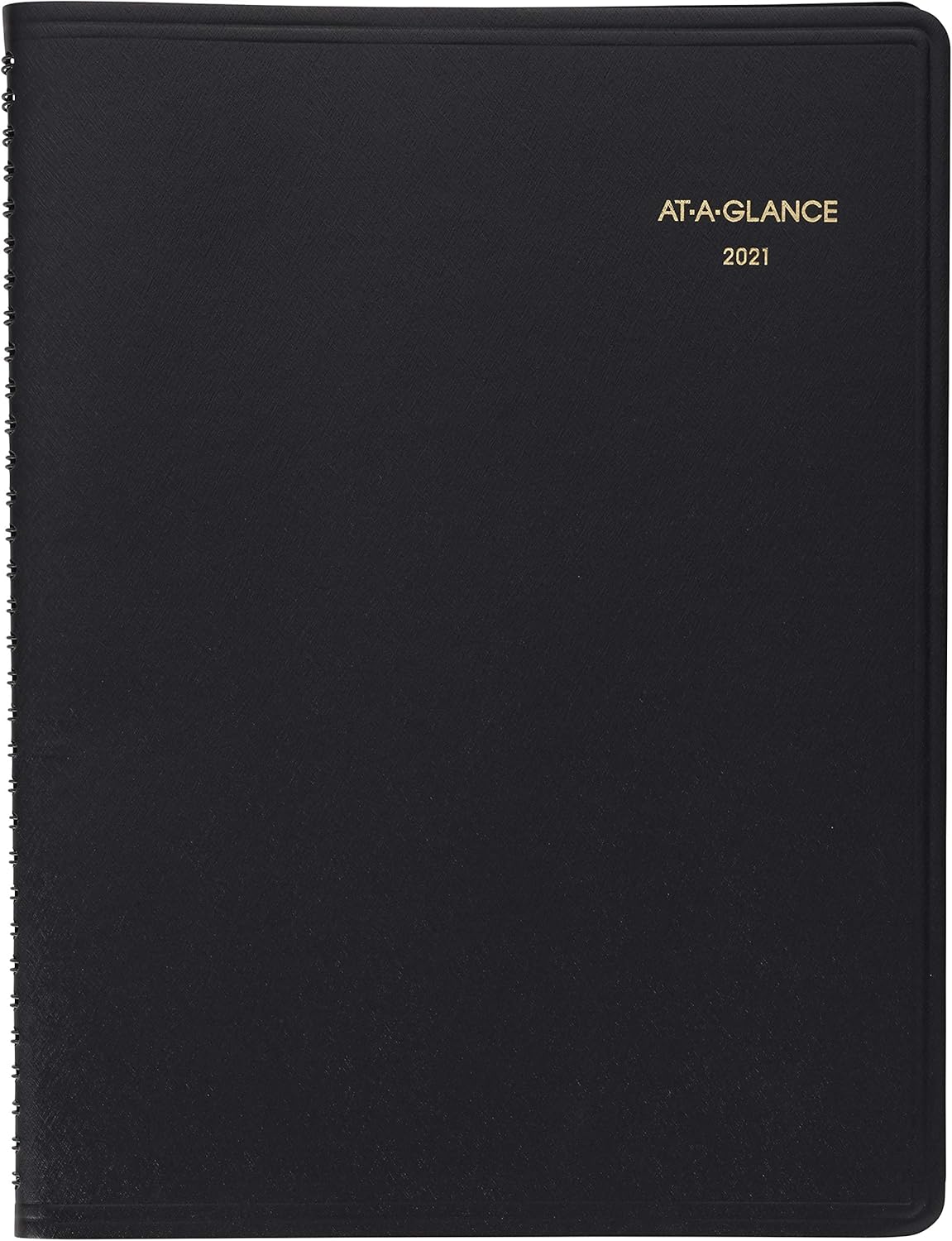 2021 Weekly Appointment Book & Planner by AT-A-GLANCE, 8-1/4" x 11", Large, Black (709500521)