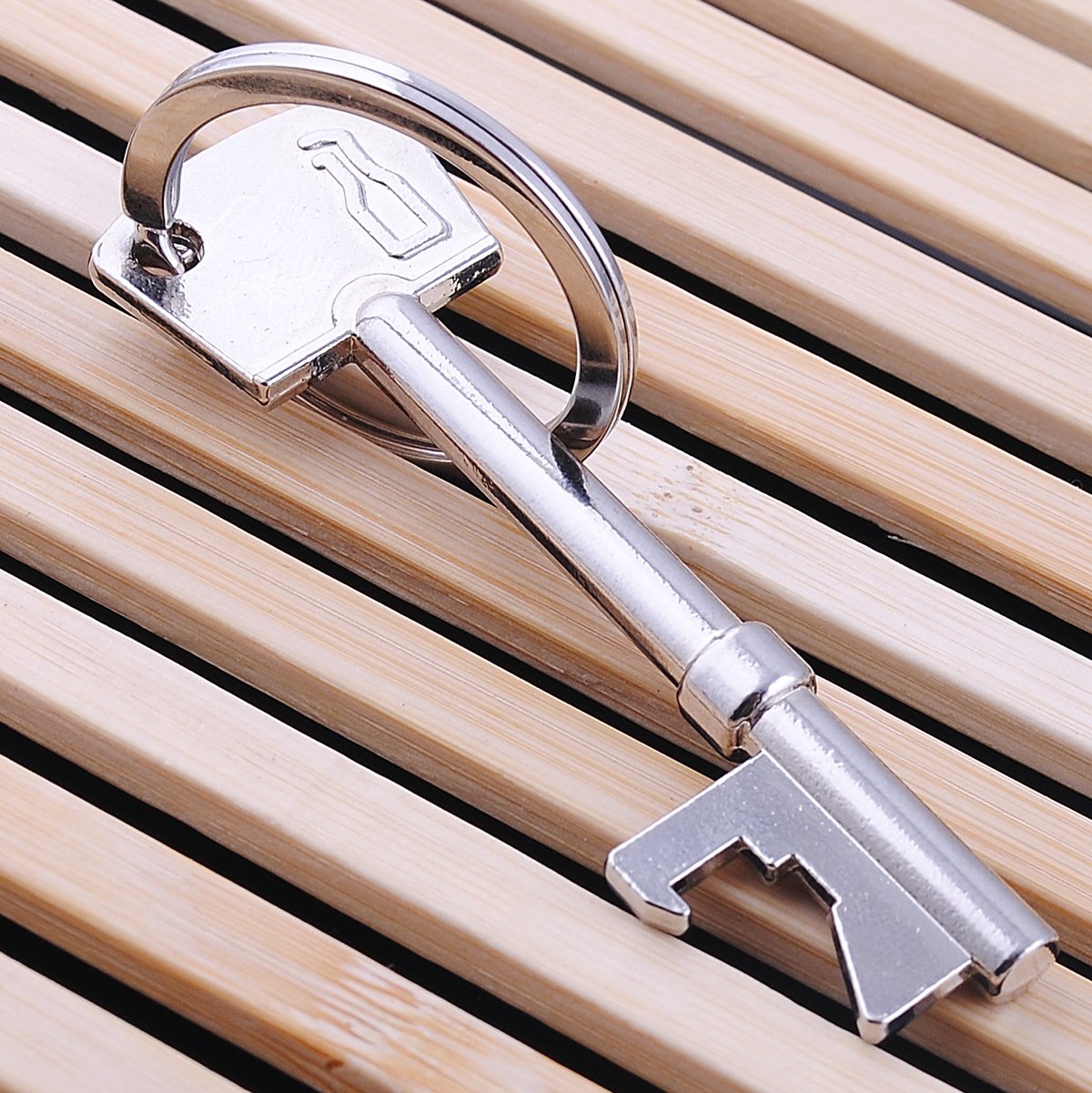 Gifts Uk Silver Key Shape Bottle Opener With Keyring Beer Opener Novelty Gift Tool