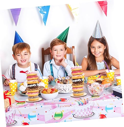 Miniatura 4 de Amosfun Soporte de madera para dona, 3 piezas, barra de madera para dona, bagels, soporte de exhibición para bodas, cumpleaños, fiestas de golosinas