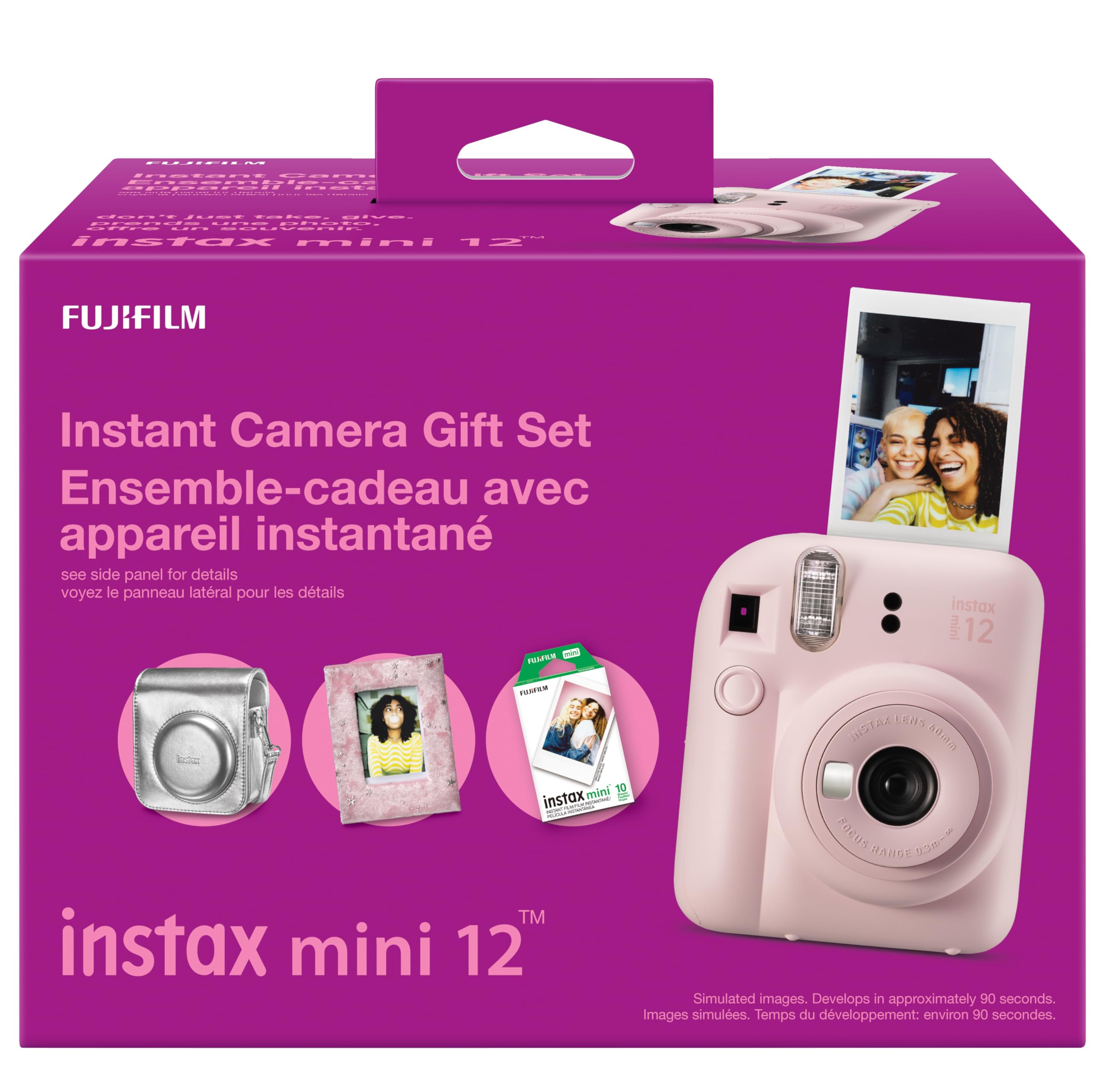 FUJIFILM INSTAX Mini 12 Instant Camera Gift Set - Blossom Pink