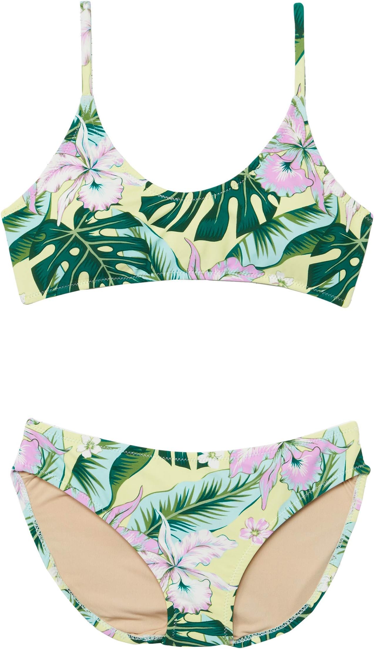 Girl's Tie Back Bikini - Tropical Oasis (Little Kids/Big Kids)