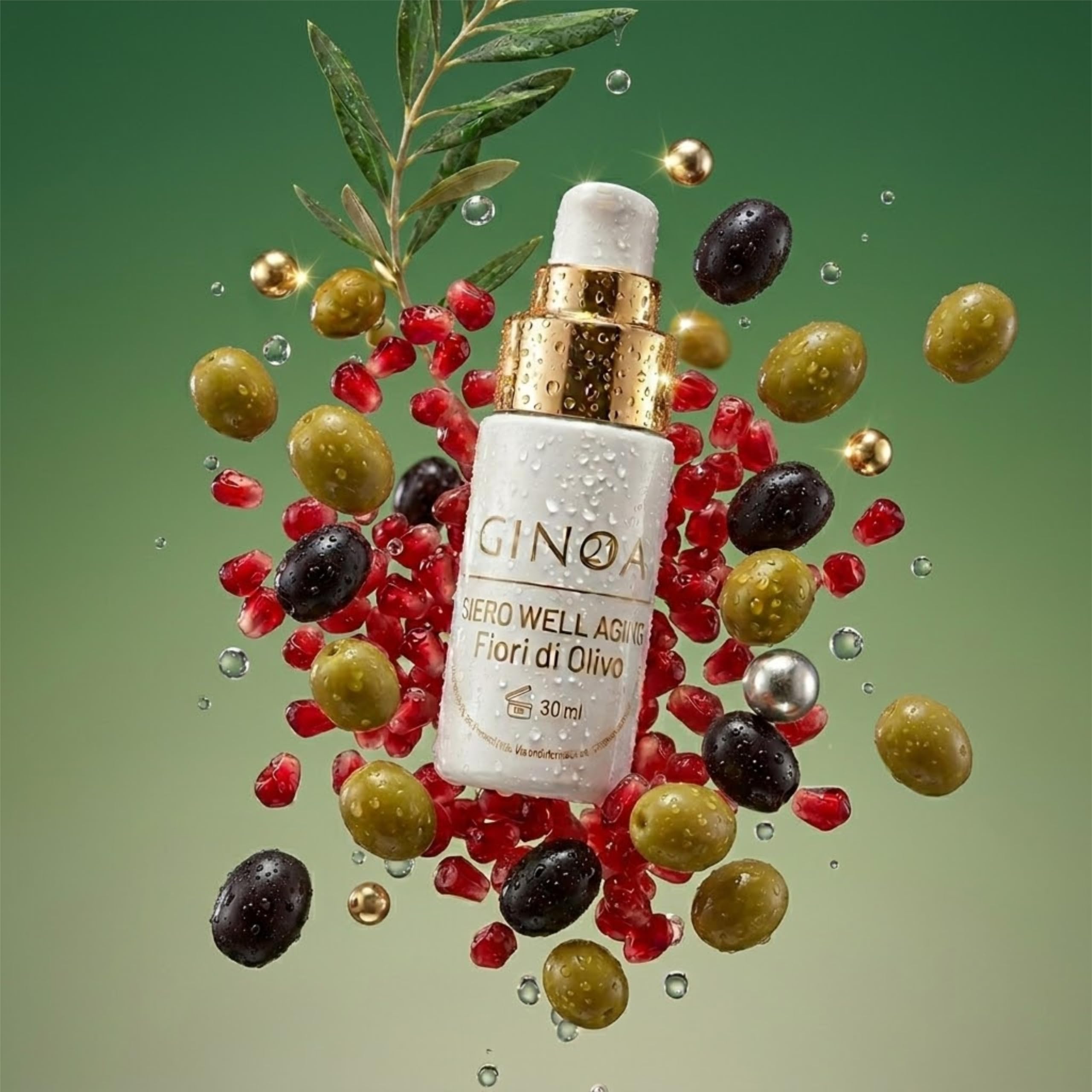 Serum Well Aging do twarzy przeciw starzeniu się 30 ml | kwas hialuronowy, resweratrol, witamina C i heksapeptyd-8 | Serum nawilżające, ujędrniające, rozjaśniające zmarszczki i dojrzałą skórę