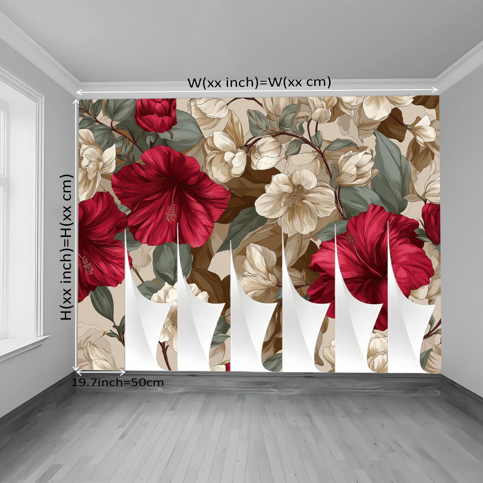 Nowoczesne tapety w luksusowym stylu, 350 x 256 cm do dekoracji domu