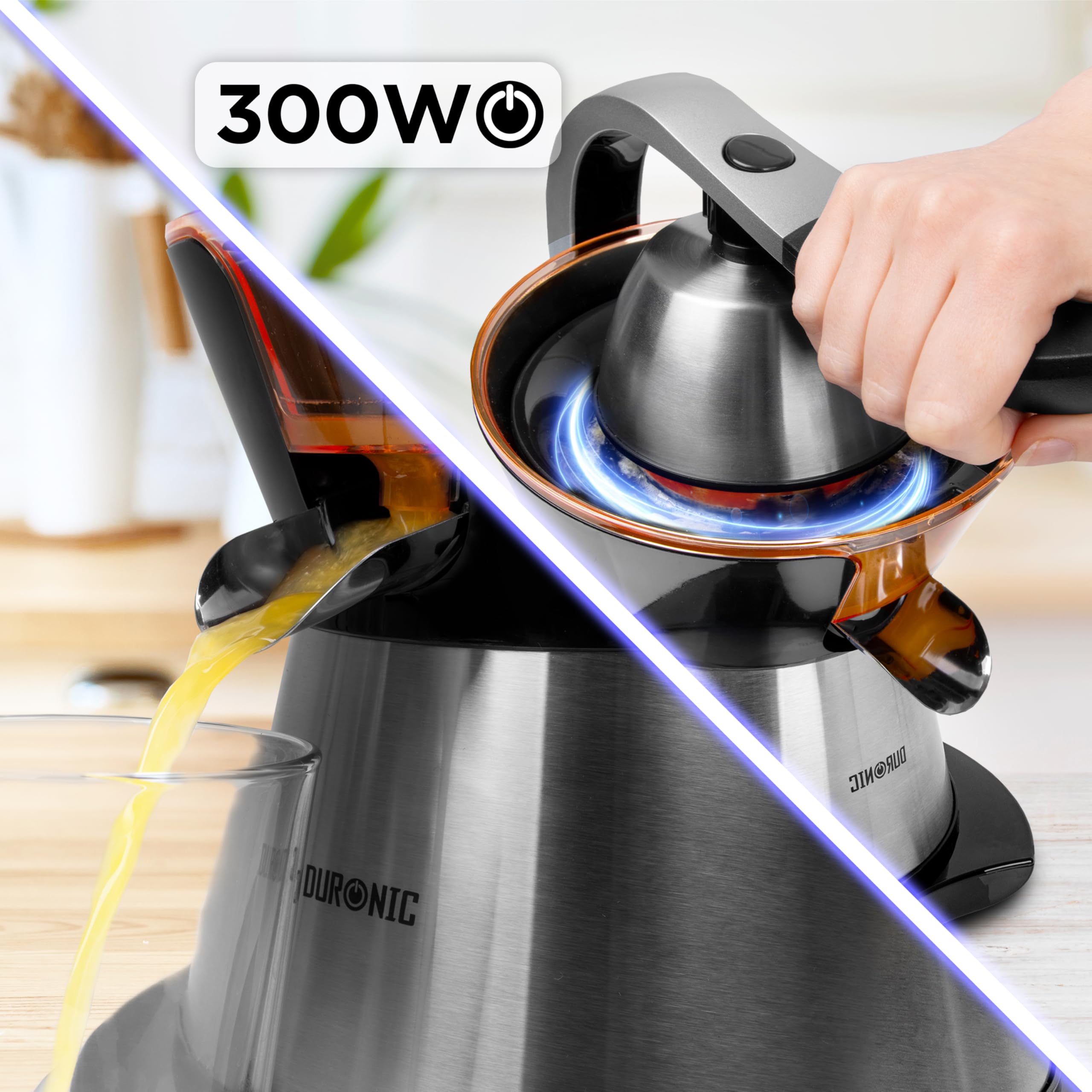 Spremiagrumi Professionale Princess Master Pro - Acciaio Inox, 300W, Filtro Polpa, Braccio A Leva - Per Agrumi Perfetti - Foto 8