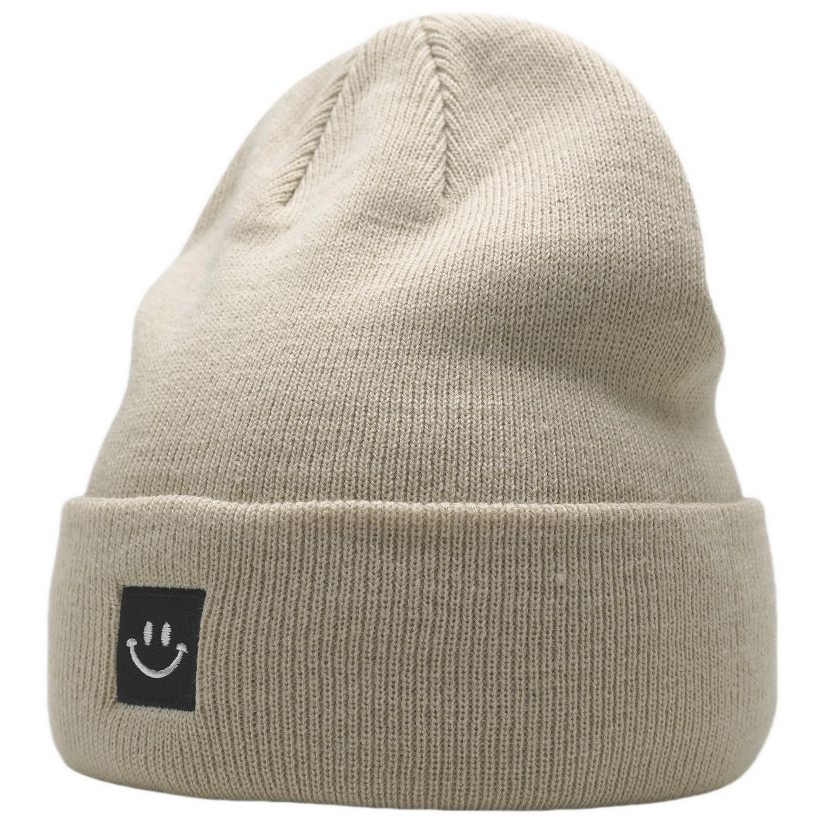 55cube Unisex Winter Beanie Hats Warm Thick Knit Cuffed Skullcaps
