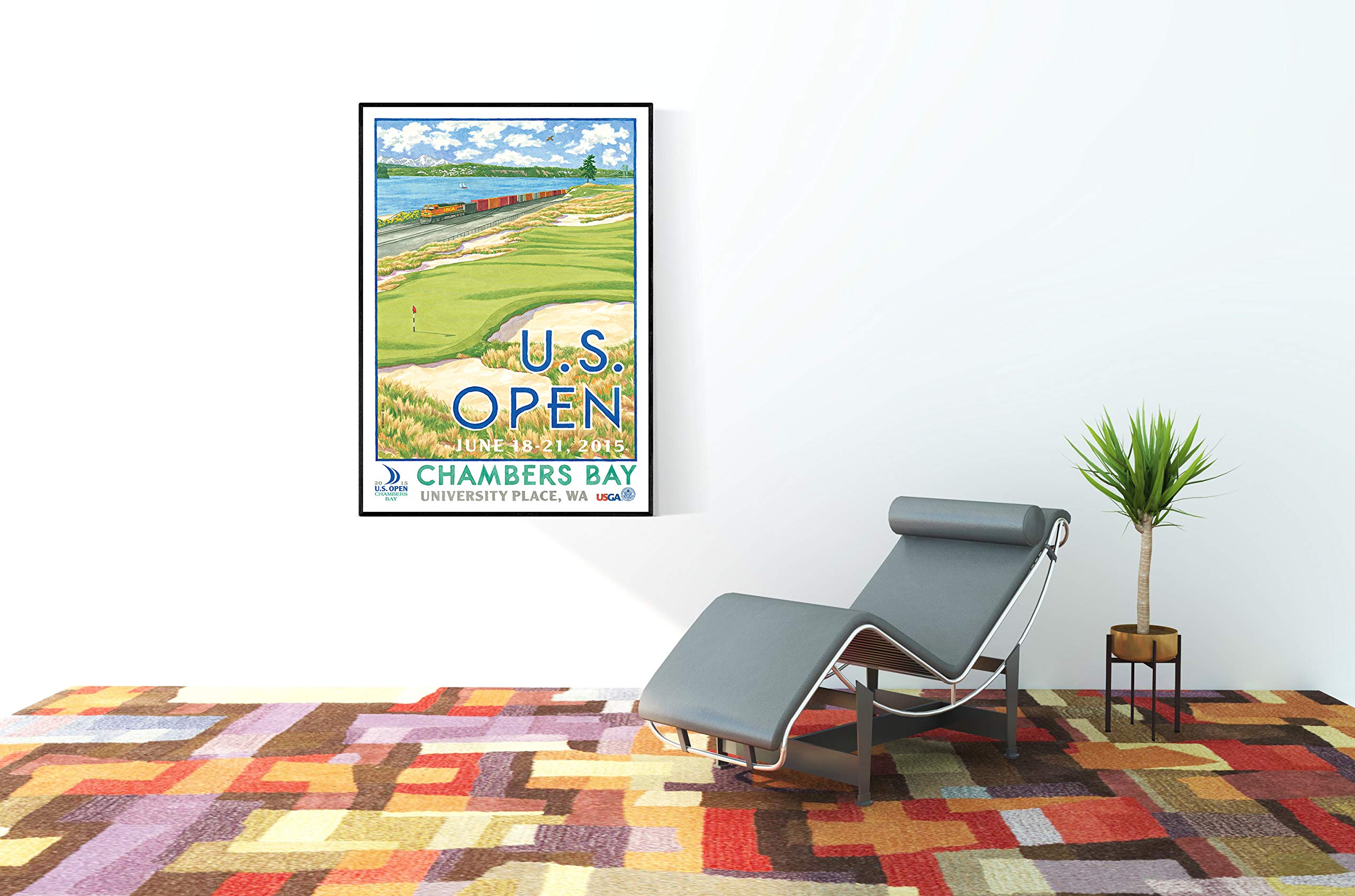 Amazon.com: Lee Wybranski Official Golf Art / 2015 U.S. Open Major