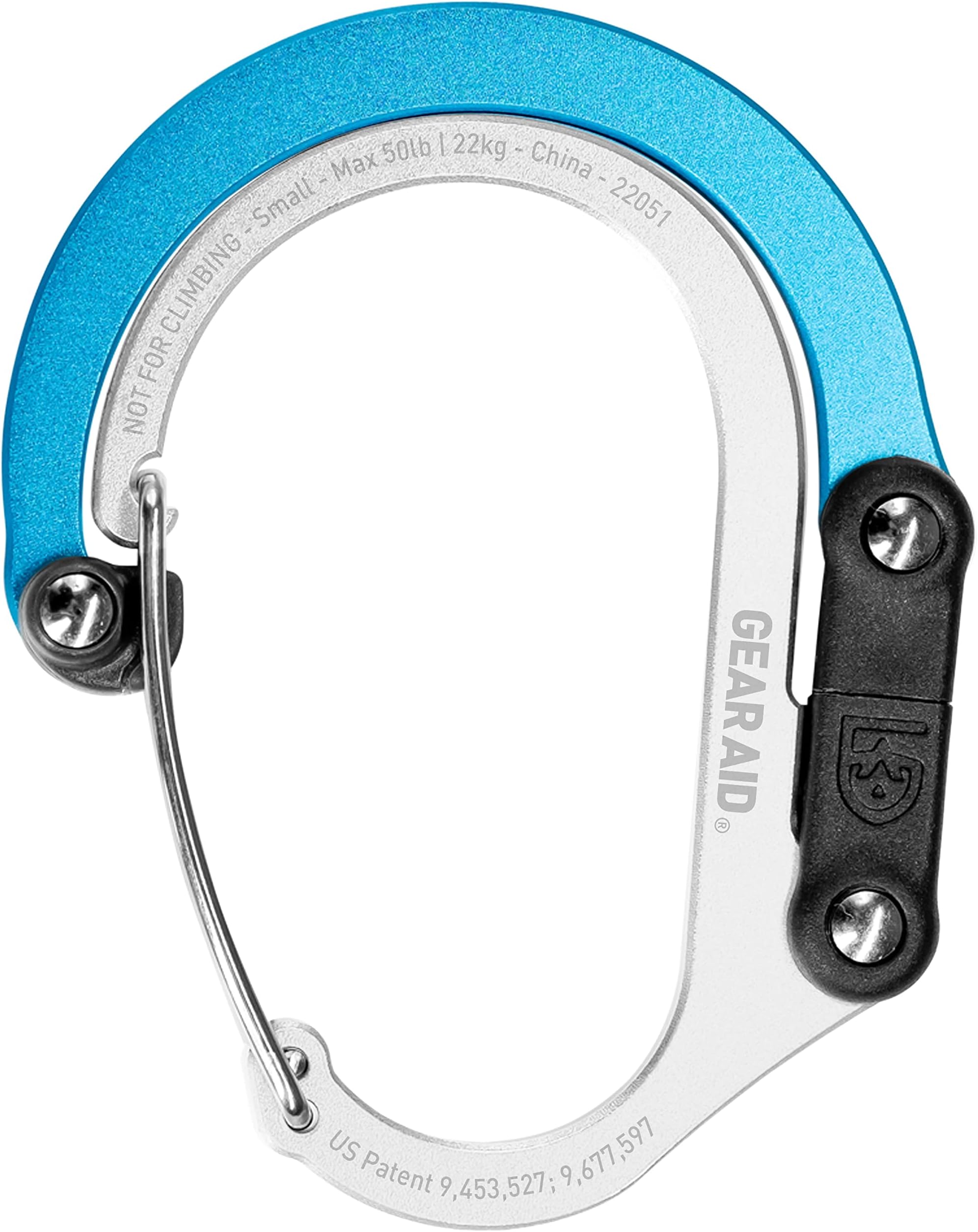 HEROCLIP Carabiner Clip and Hook (Small) | For Purse, Stroller, and Backpack