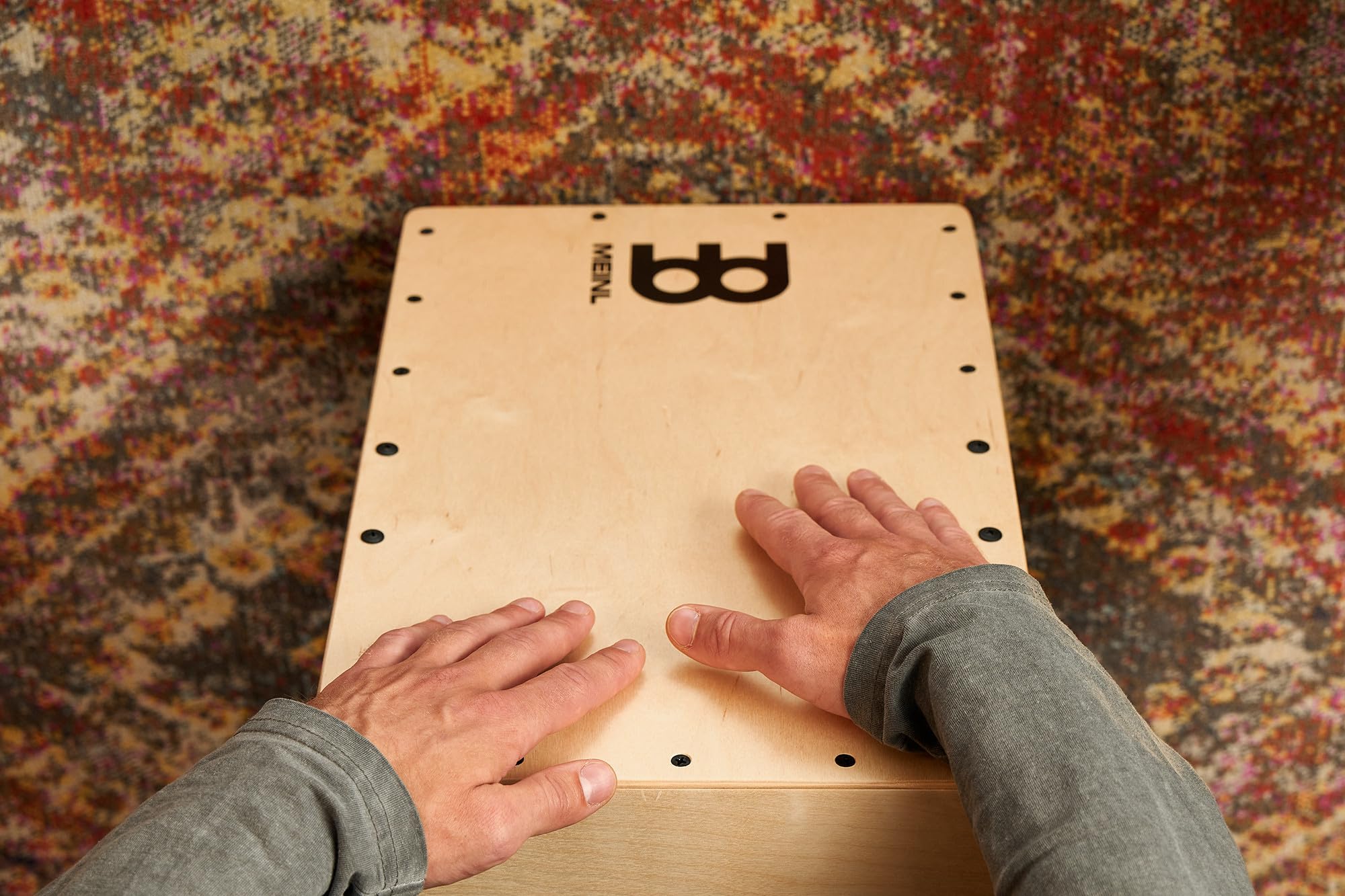Meinl Percussion Pickup Snarecraft Cajon - Grande Drum Box con Pickup, Rullante e Basso - Superficie di Suono in Betulla del Baltico (PSC100NT)