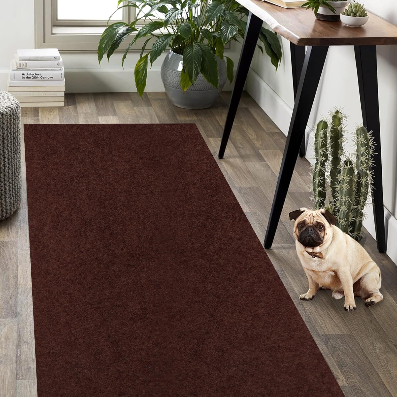 Weidear Hallway Runner Rug with Rubber Backing, Laundry Room Rug Non Slip, Washable Outdoor Indoor Rug Carpet Runner, Customized Area Rugs Mat for