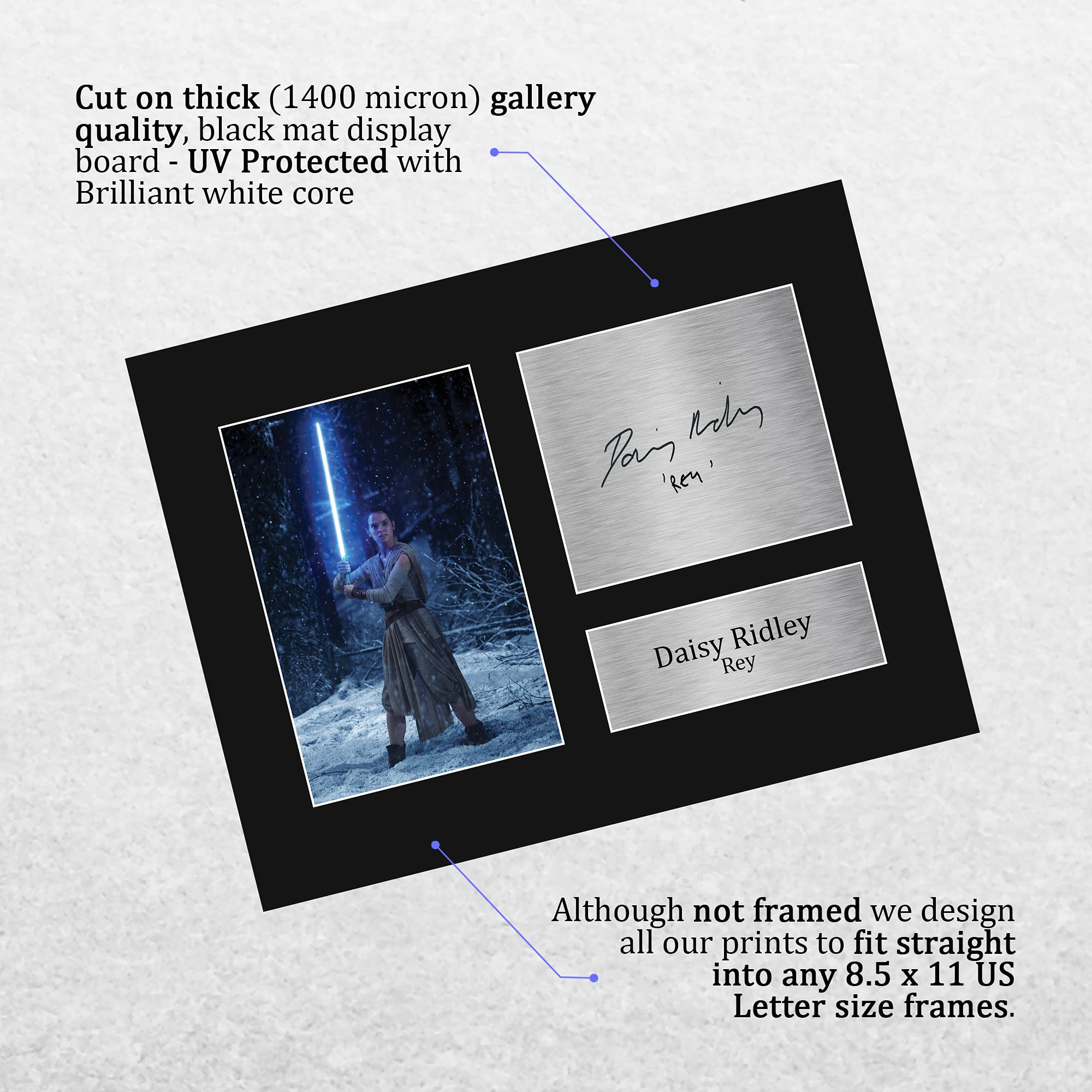 Amazon.com: HWC Trading Daisy Ridley Gift USL Signed Printed