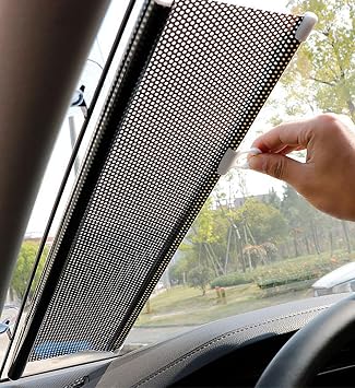 Car Windshield Sun Shade for Mercedes Benz GLE 43 53 63 63S, Car Automatic Retractable Sunshade Windshield Sun Block Visor Shade Curtain Sun, Glare Protection Accessories, C Large