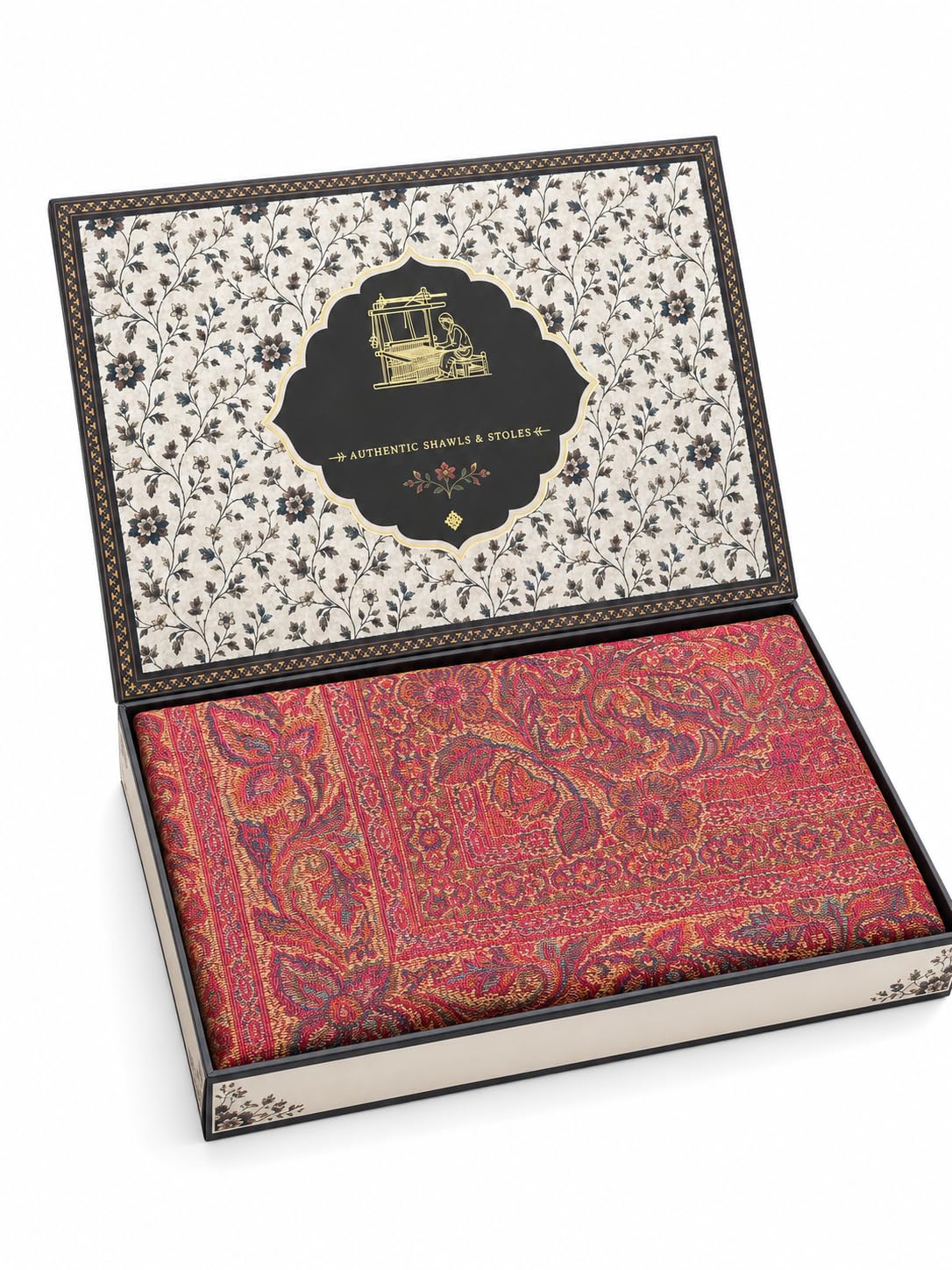 Pashmina Wool Shawl for Women with Premium Gift Box | Soft Winter Wrap | Perfect Birthday & Festive Gift-image-10