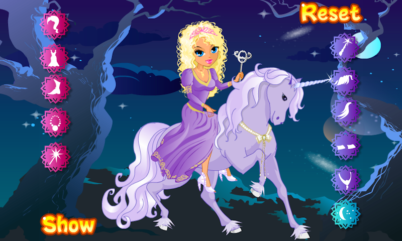 unicorn princess dress up games Unicorn Dress up Game for Kids