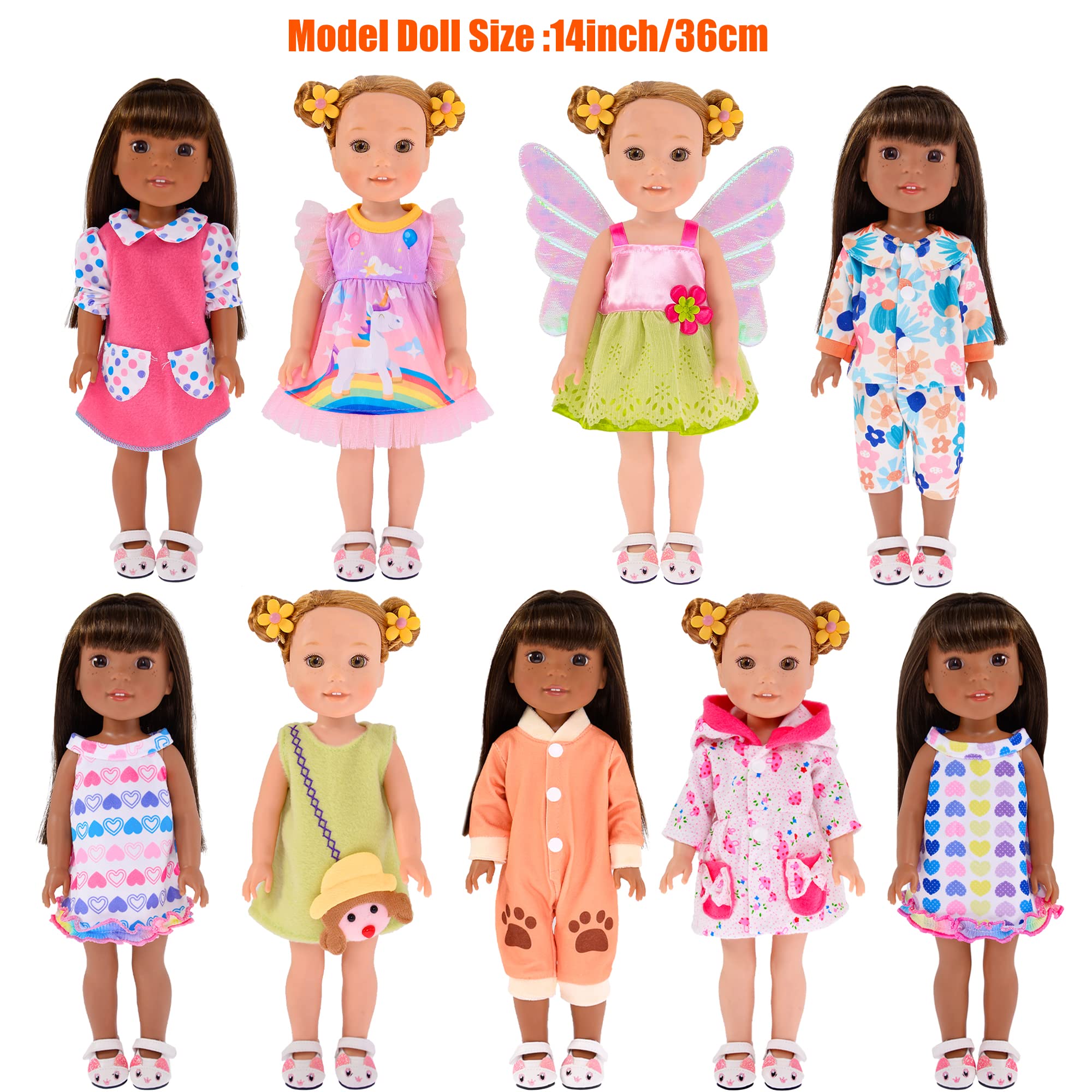 Amazon.com: Ebuddy Baby Doll Clothes & Accessories - 16 Pack with 