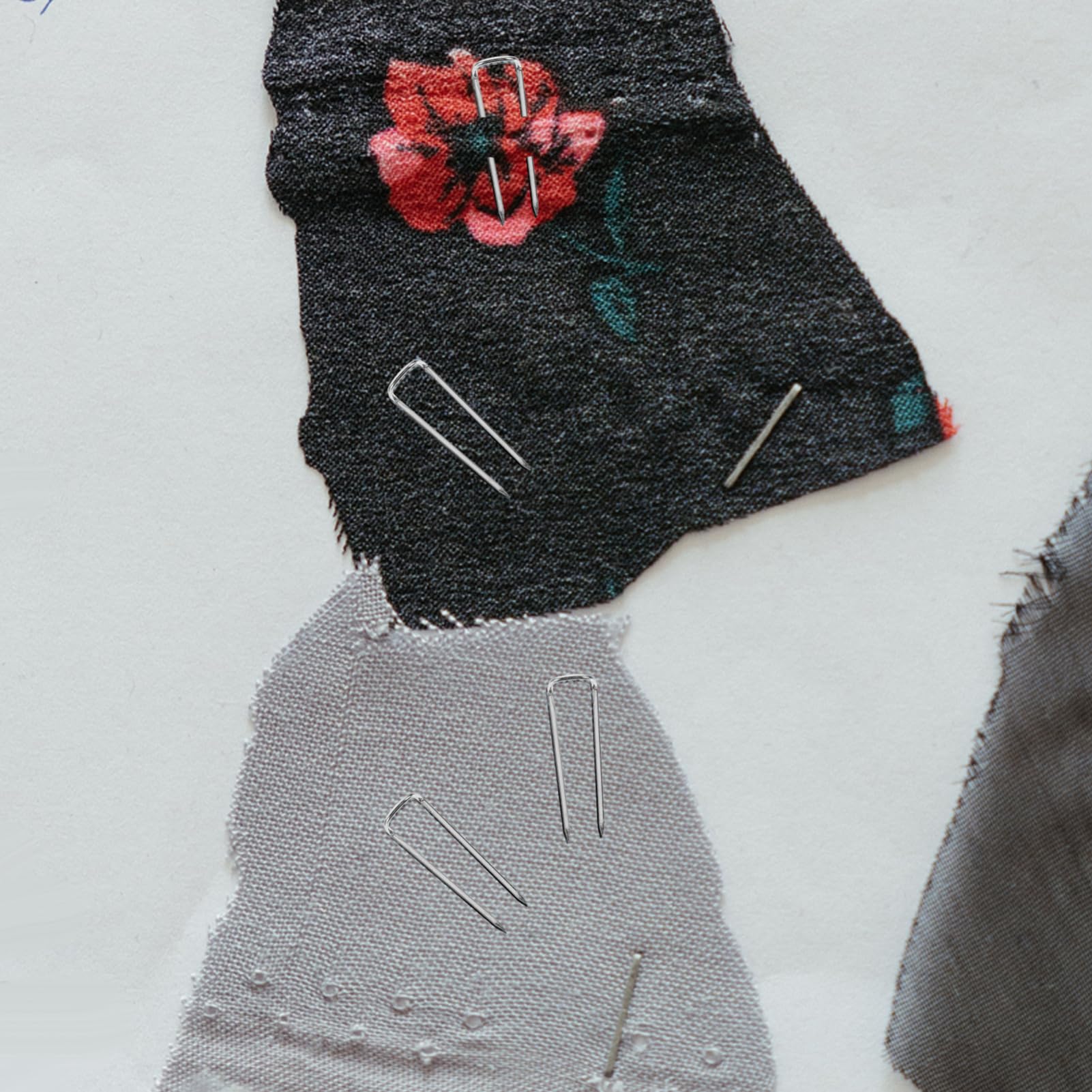 BELLIFFY 1 Box Sewing Pins Box Quilting Supplies for Crafts Durable Double Blocking Pins Easy to Use for Light to Heavy Fabrics for Projects and Mothers Day