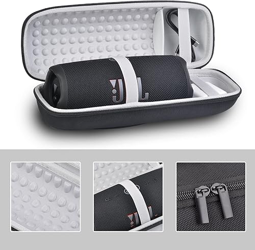 Miniatura 4 de Hisewen Funda rígida de viaje para JBL Charge 4JBL Charge 5, funda protectora para altavoz Bluetooth inalámbrico JBL Charge45.