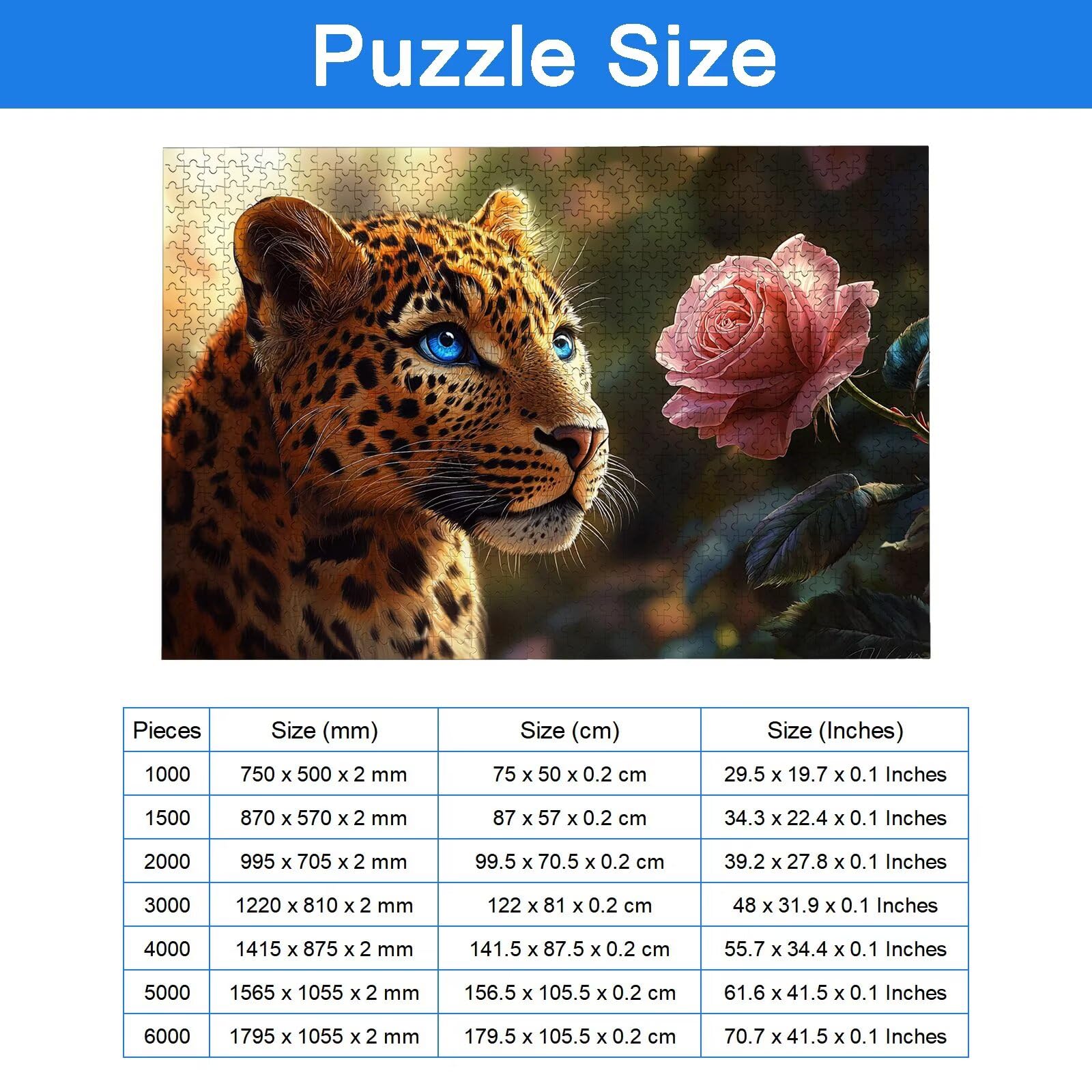 1500 sztuk puzzli dla dorosłych dzieci, drewniane puzzle lampart dla dorosłych, wymagające różowe łamigłówki, rodzinne gry edukacyjne, łamigłówka z pudełkiem do dekoracji domu, prezent dla kobiet