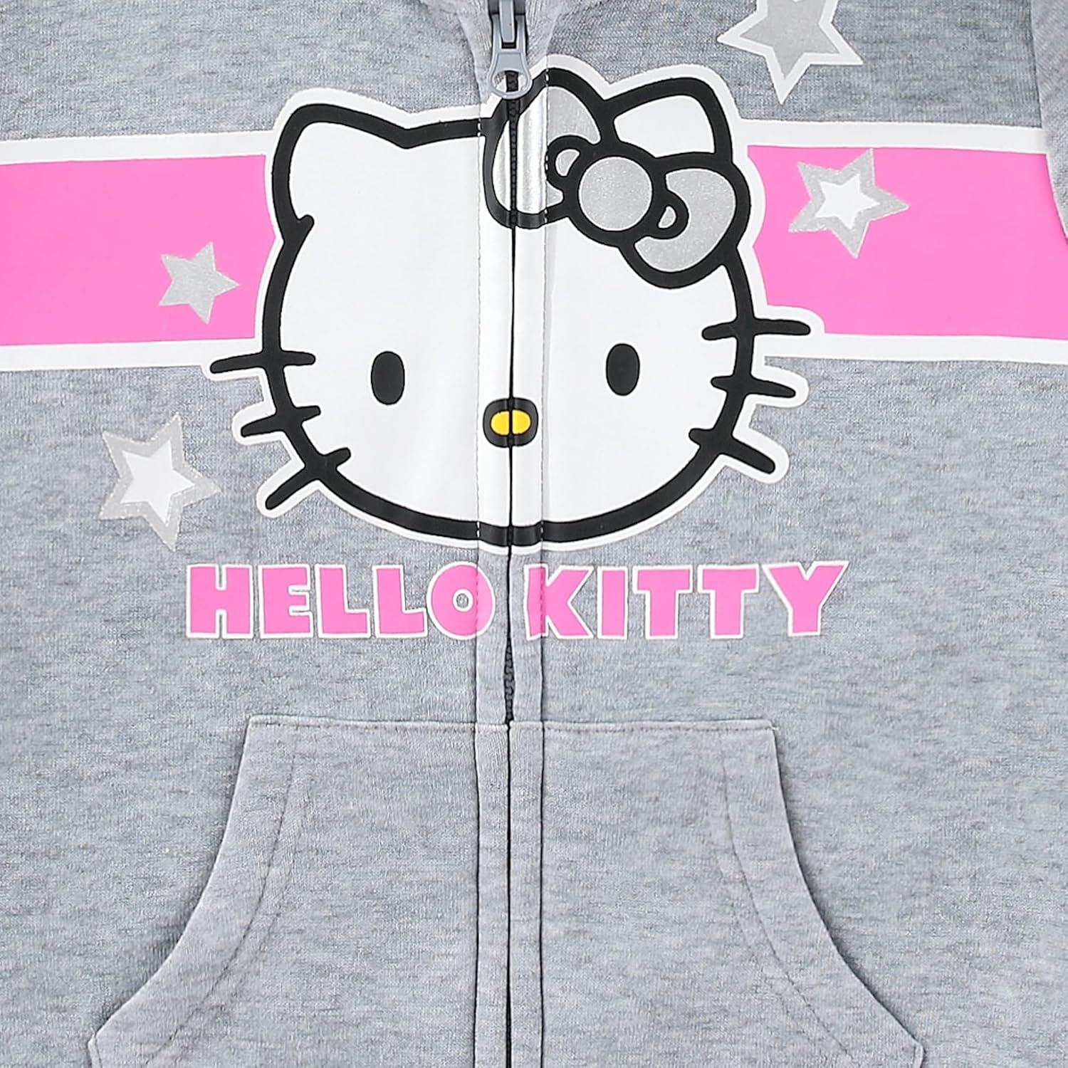 Hello Kitty Sanrio Girls Zip Up Hoodie and Pants Set - Image 5