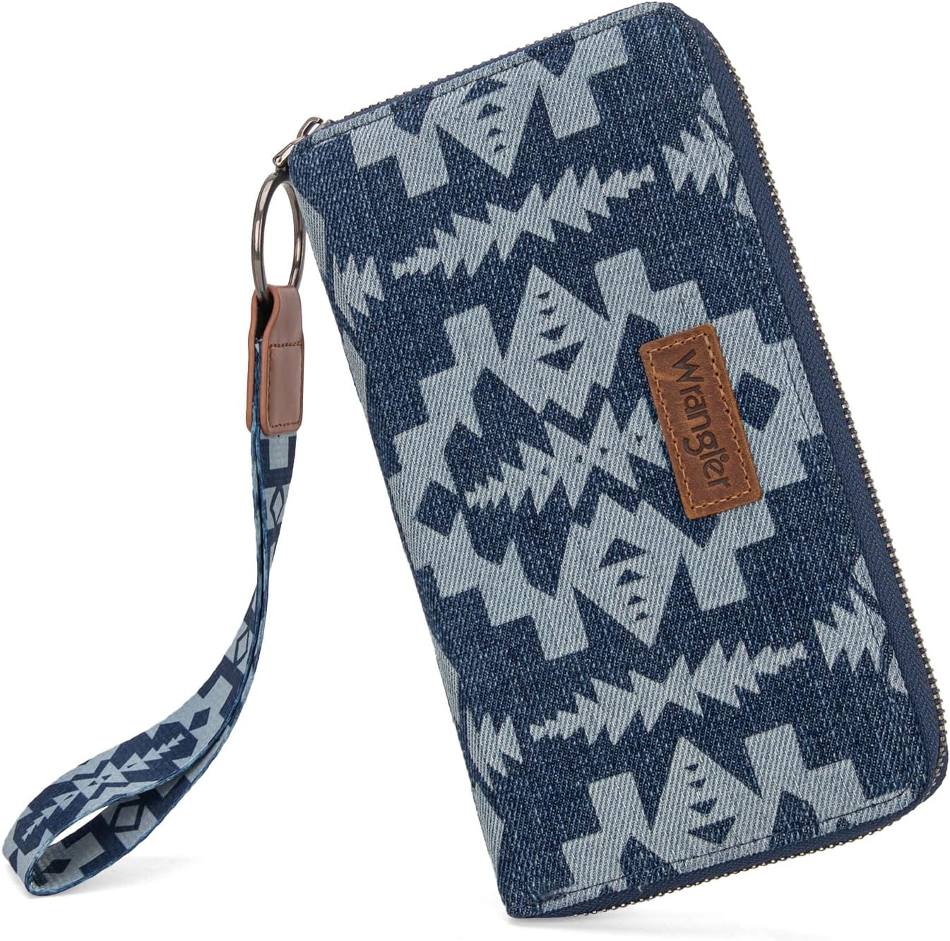 Wrangler Wallet Wristlet Aztec Clutch Long Purse Boho Credit Card Holder Wallet - Image 2