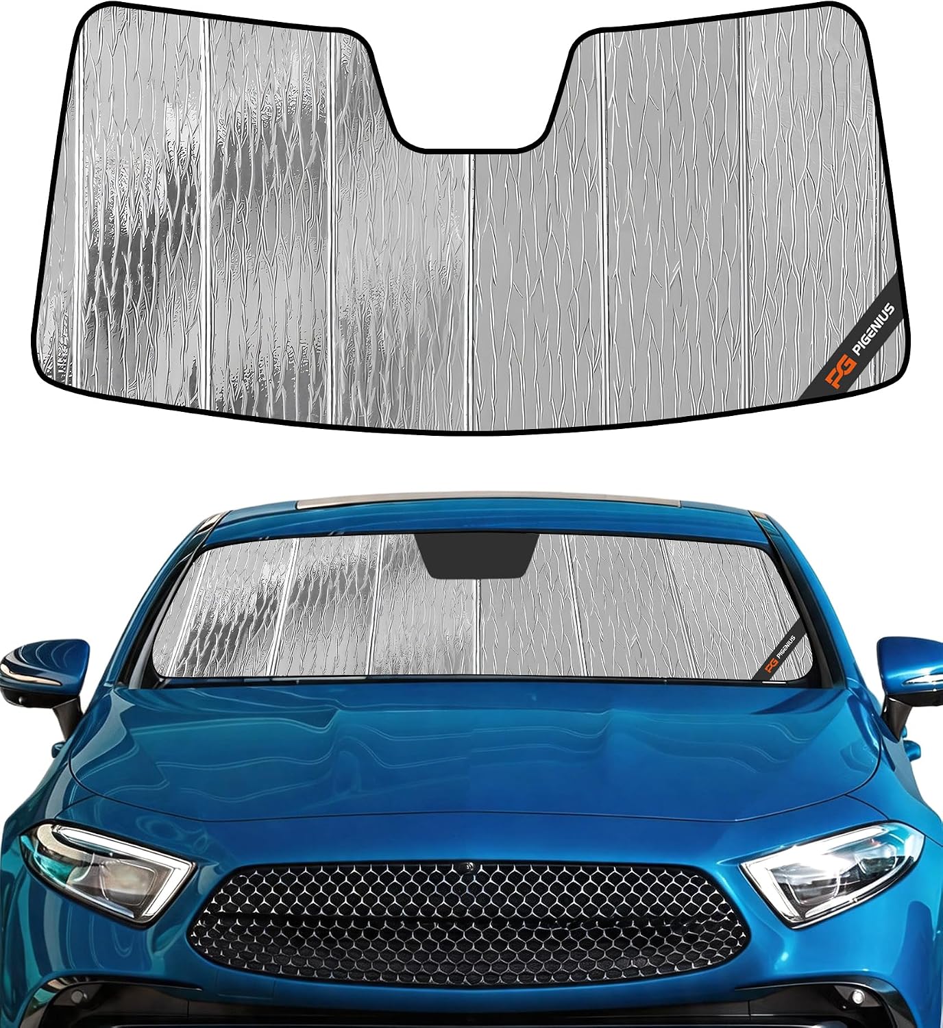 Pigenius Windshield Sunshade for Mercedes-Benz AMG GT/GT C/GT R Convertible 2018-2020 - Safeguard