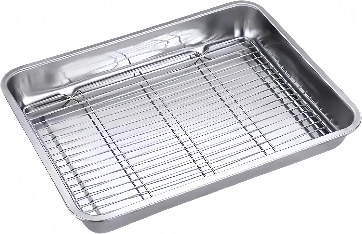 Roasting Pan Heavy Duty Stainless steel Turkey Pans for Oven,Toaster Oven Tray Pans with cooling rack,Hotel Pan, Barbeque Grill Pan,Deep Edge,Mirror treatment, Dishwasher Safe (19.5″x13.6″x2.8″) Roasting Pan Heavy Duty Stainless steel Turkey Pans for Oven,Toaster Oven Tray Pans with cooling rack,Hotel Pan, Barbeque Grill Pan,Deep Edge,Mirror treatment, Dishwasher Safe (19.5″x13.6″x2.8″)