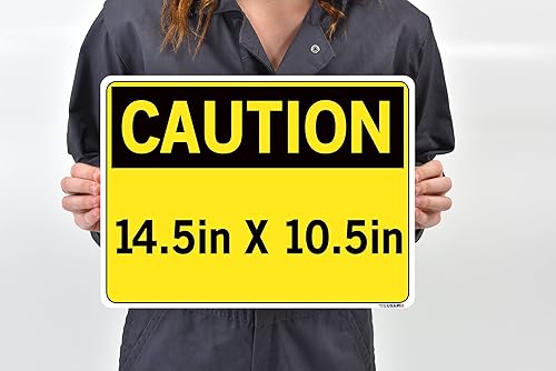 Miniatura 3 de Vestil Caution Label SI-C-30-C-LB-011-S Vinyl .011" overall size 14.5"W x 10.5"H KEEP OUT FROM UNDER CRANE LOADS, NO PASAR POR DEJABO DE LAS GRÚAS