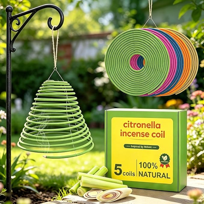 AOTOIE XXL Citronella Coils Review: Long-Lasting Insect Repellent with Natural Scent