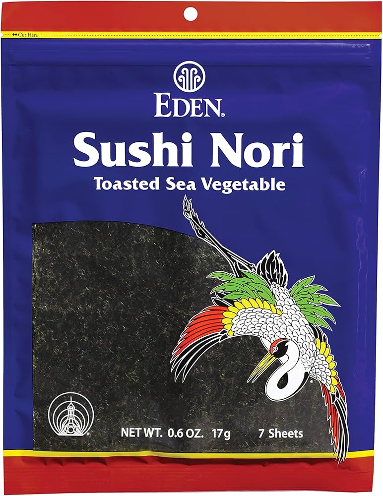 n nori Amazon.com : Eden Foods Nori Sushi Toasted 7 Sheets, 0.6 oz