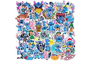 Colorful Stitch Caroon Stickers, Delight the Anime Fan in Your Life