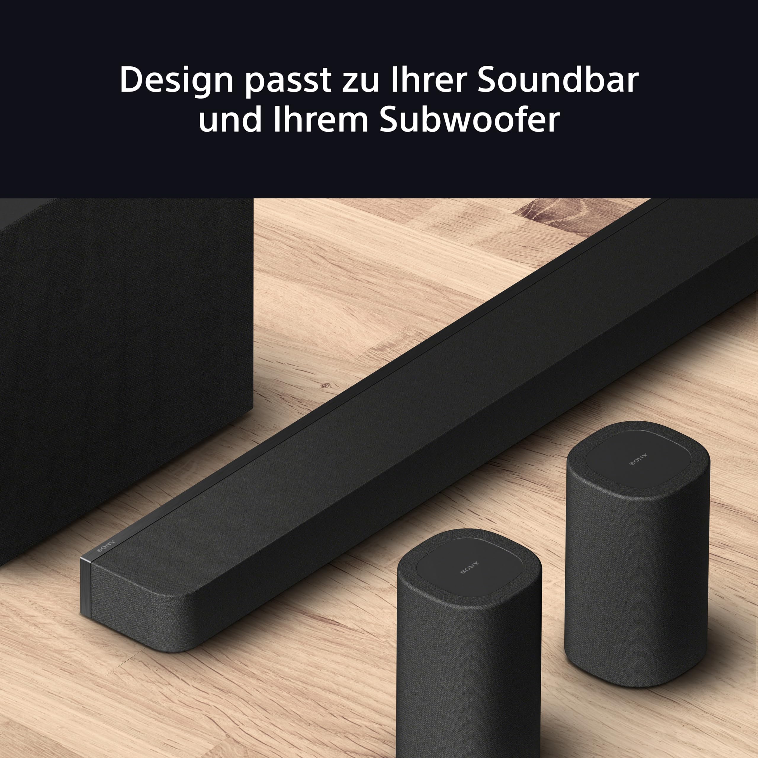 Sony BRAVIA Theatre Rear 8 kabellose Rücklautsprecher Surround Sound Enhanced 360 Spatial Sound Mapping IMAX Enhanced kompatibel Rear Speaker