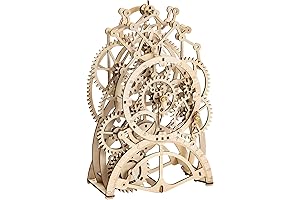 ROKR 3D Wooden Puzzles DIY Clock Kits for Adults to Build Wood...