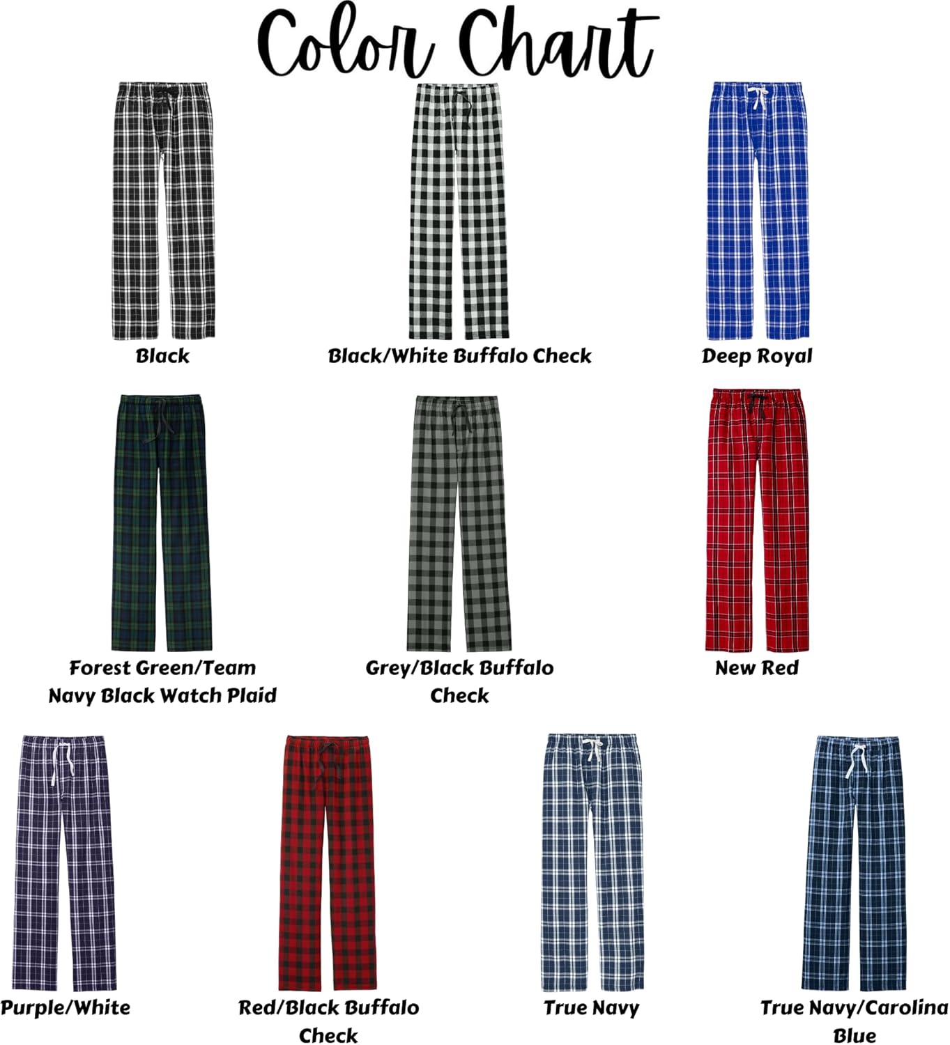 Custom Flannel Plaid Pants | Personalized Pajama Bottoms with Custom Text or Logo | Unisex Lounge Sleepwear for Men & Women - Image 6