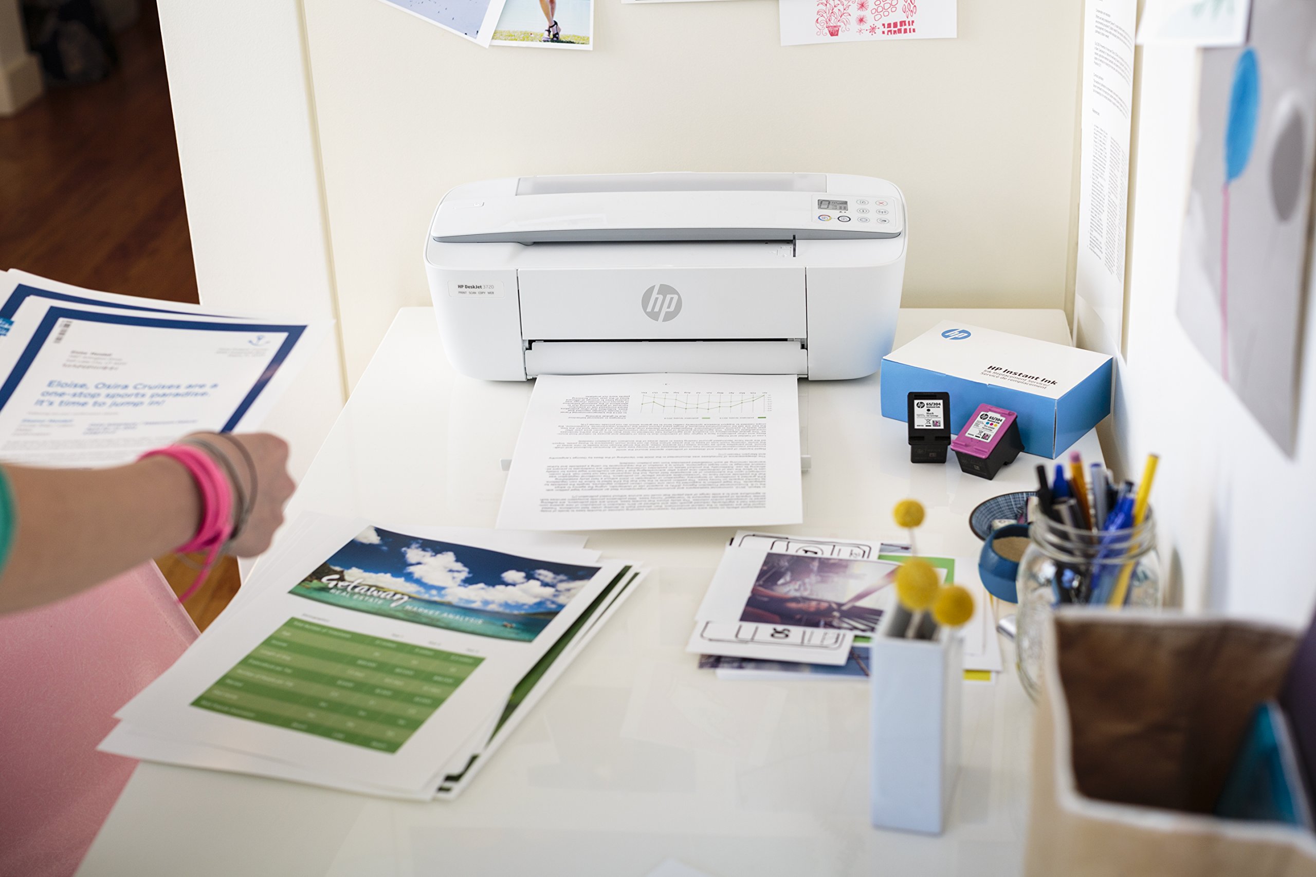 HP J9V95B#BAW Deskjet 3720 All-in-One Drucker