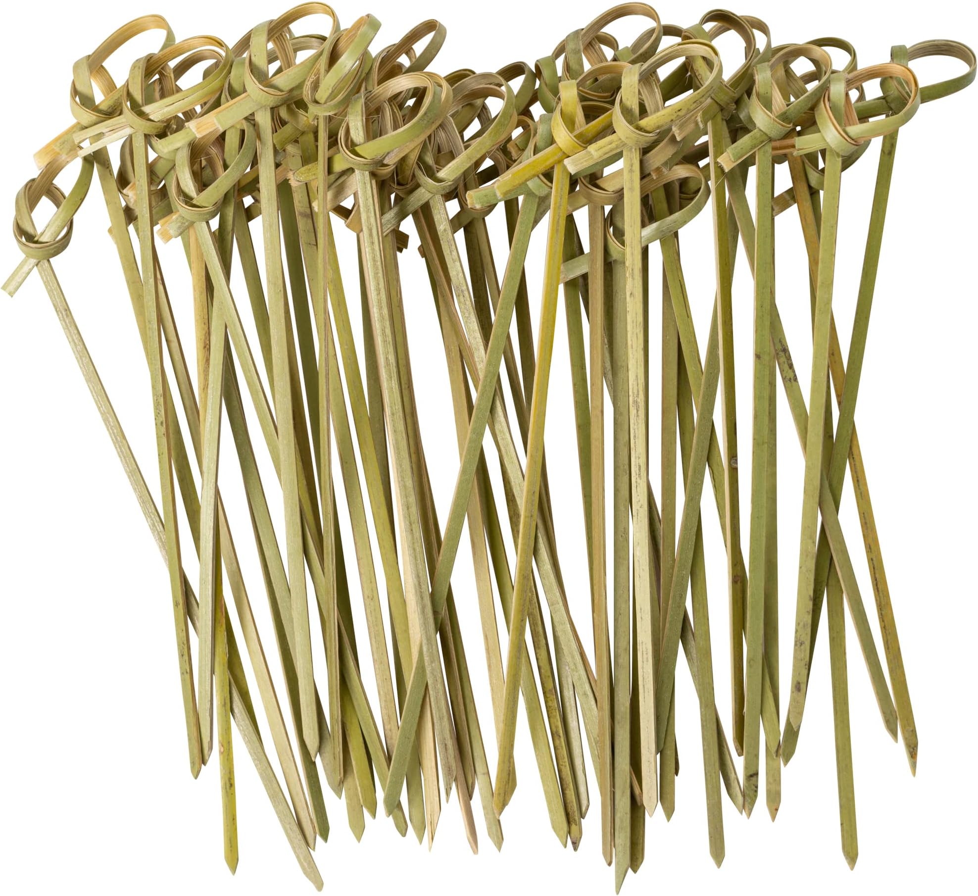 Gusto [500 Count] Bamboo Knot Picks - 4.75 Inch (12 cm) Appetizer, Sandwich, & Cocktail Skewer Toothpicks