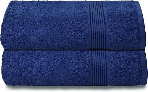 Belizzi Home Juego de 2 toallas de baño de algodón de gran tamaño de 28 x 55 pulgadas, toallas de baño grandes, ultra absorbentes, compactas, de disponible en Yaxa Venezuela