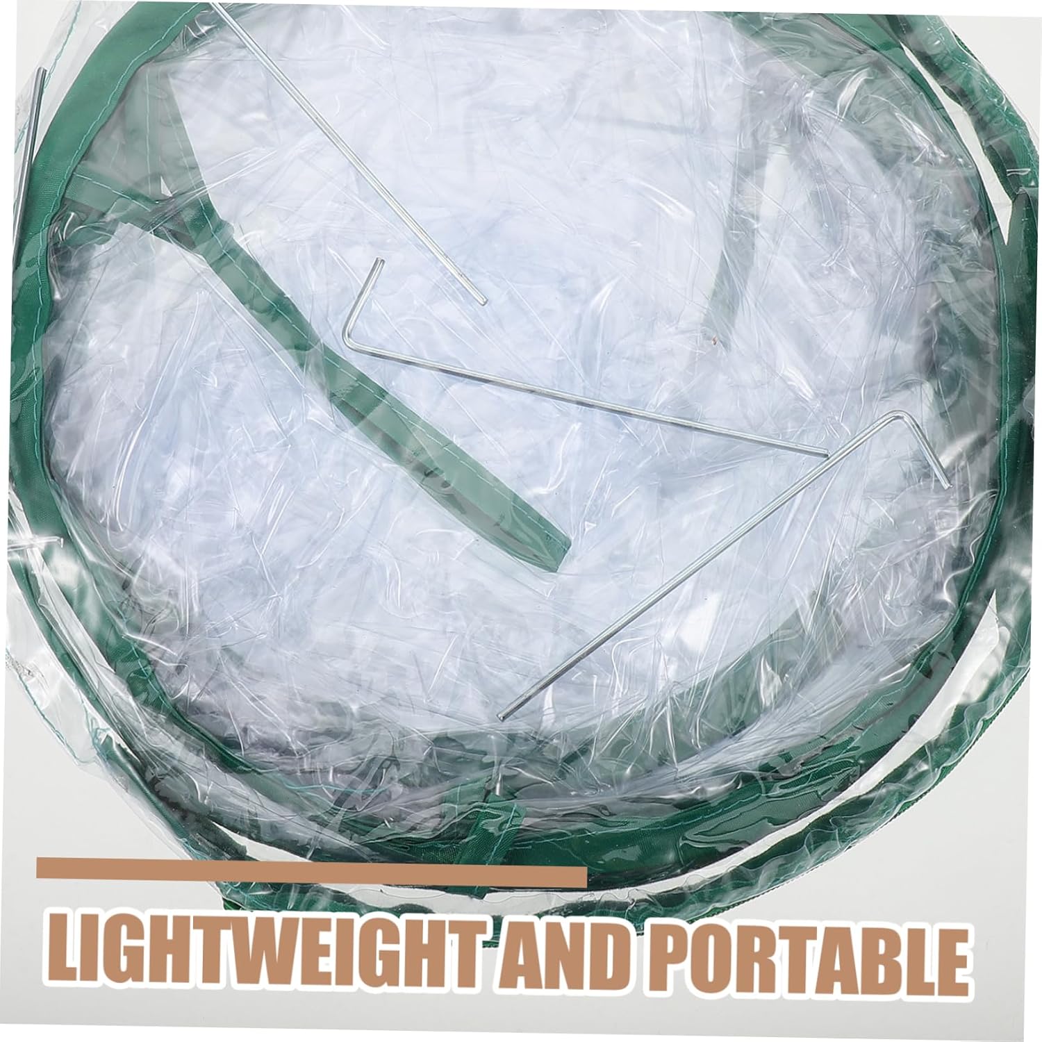 BESPORTBLE Mini Garden Greenhouse Foldable Portable Tent for Compact Plant House for Small Spaces Easy Installation for Balconies and Indoor Gardening