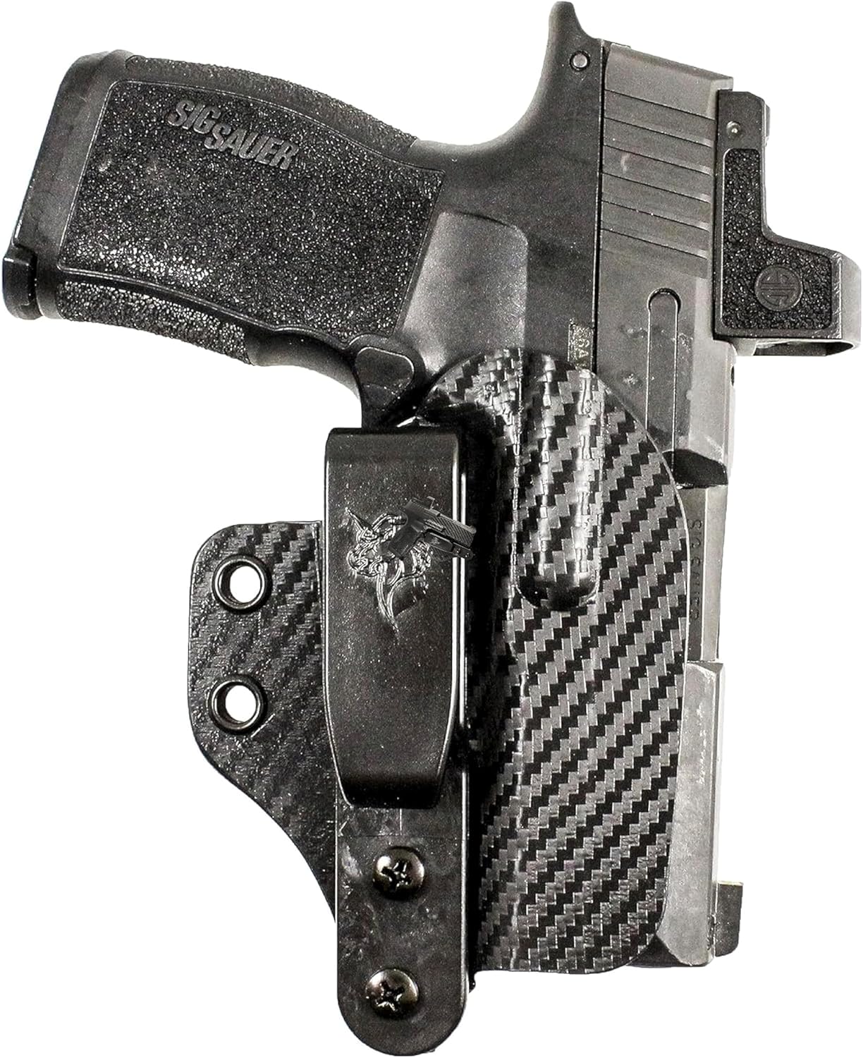 DeSantis Lifeguard Gun Holster - IWB Holster, P365 Holster, Kydex Holster IWB, Compatible with SIG Sauer P365, P365 SAS w/ Red Dot, P365 XL, P365 XL w/ Red Dot - Ambidextrous, Black