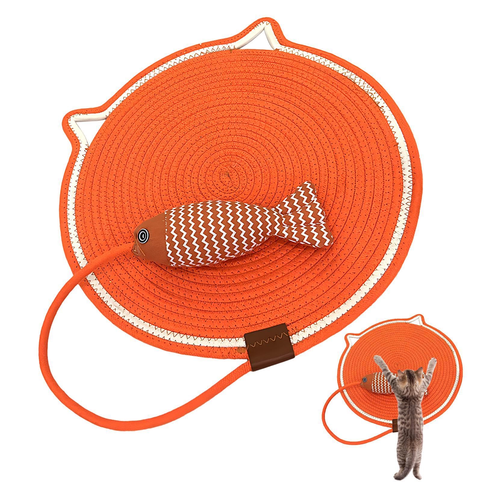 Cat Scratching Board Non-Slip Sturdy Cotton Rope Cat Scratcher