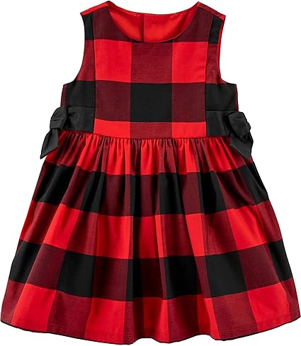Carters plaid sateen dress Clearance