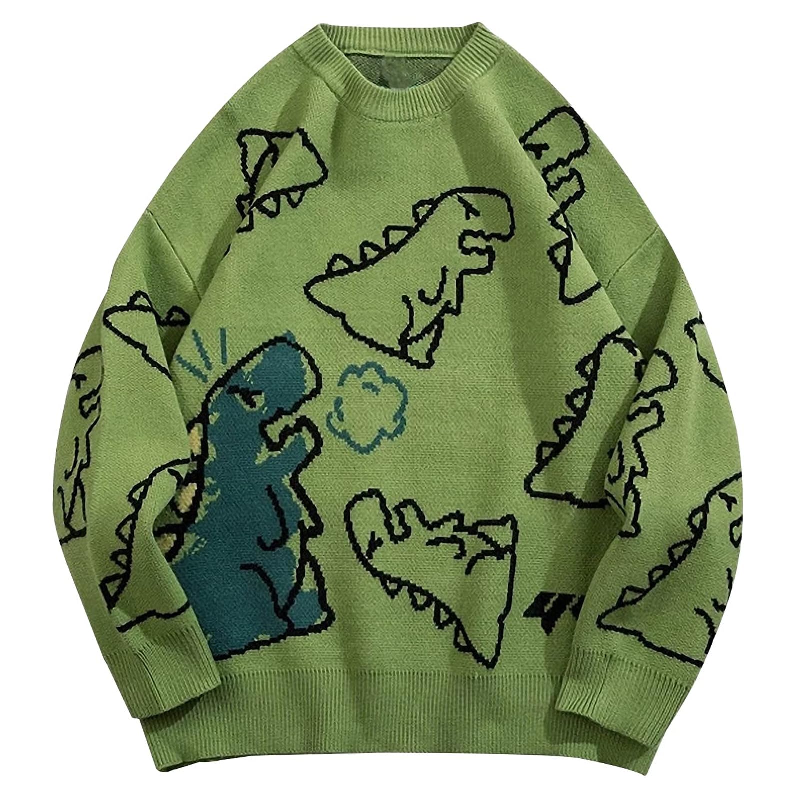 Yimoon Men Oversized Cable Knit Jumper