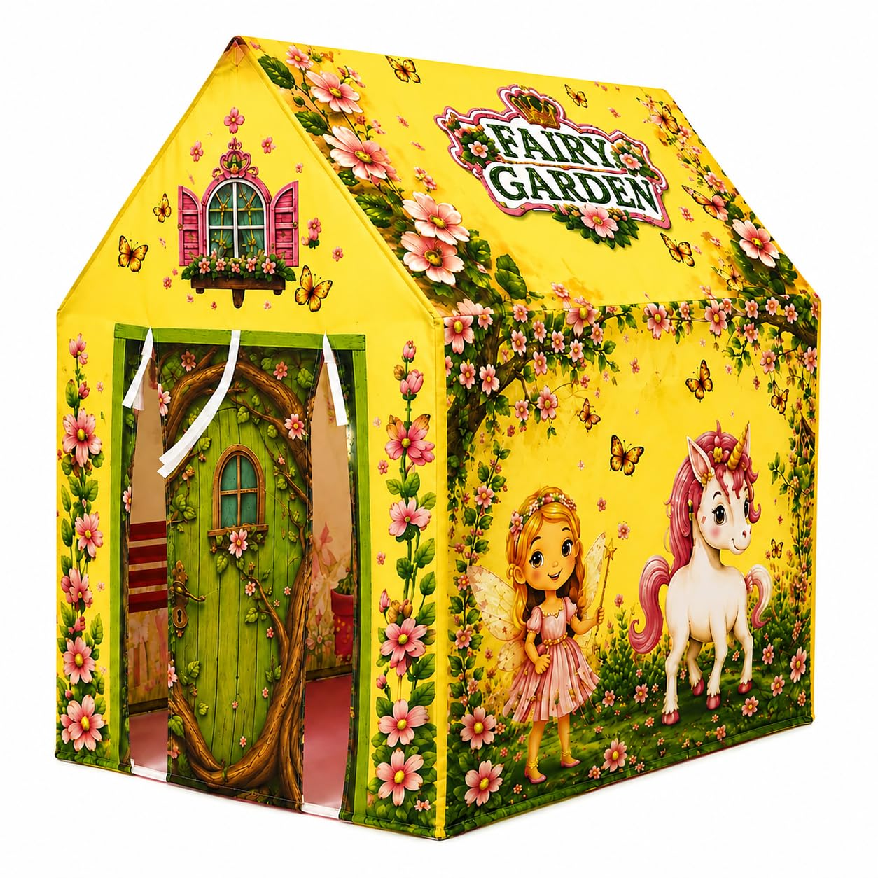 Colorful Kids Play Tent House for Boys & Girls Age 3-10 Years Lightweight Foldable Playhouse Indoor Outdoor Activity Shelter Portable Toy Castle for Bedroom Garden & Travel (Princess Tent House) — Amazon image 11