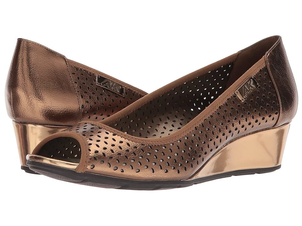 

Anne Klein Cadwyn (Bronze/Bronze) Women's Wedge Shoes