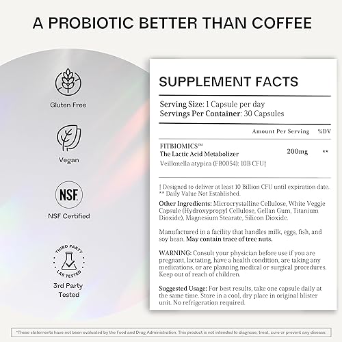 Miniatura 10 de Nella - Suplementos de salud intestinal para mujeres y hombres (30 cápsulas), probióticos potenciadores de energía para la salud digestiva, 3 cepas,