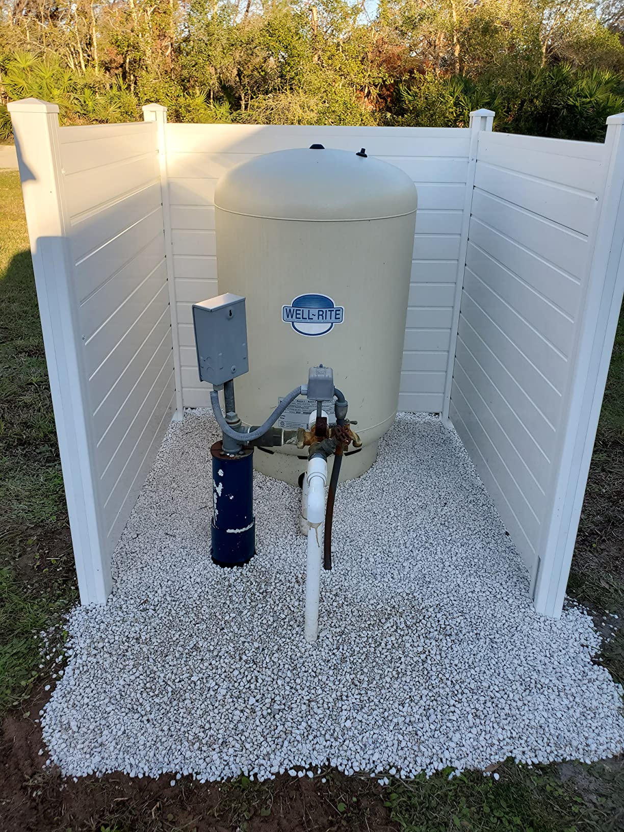 27/mo Finance Caprihom 48"W X 48"H Air Conditioner Fence Vinyl