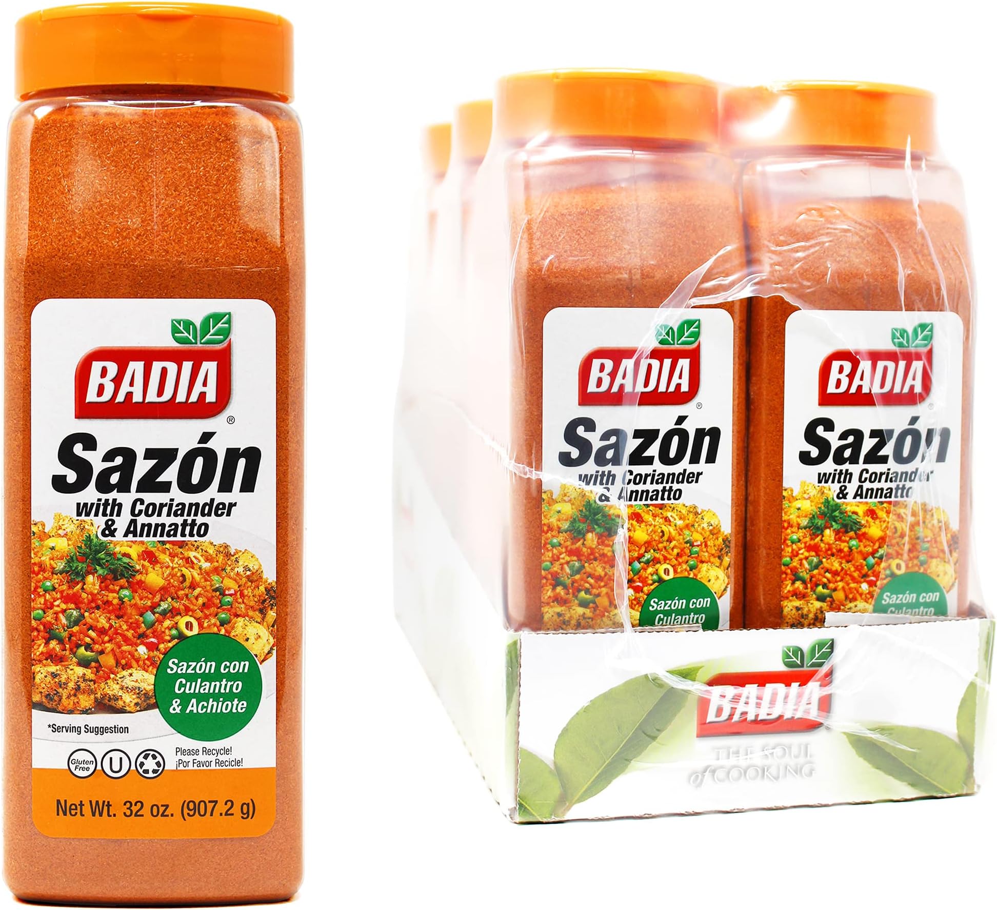 Amazon.com : Badia Sazon with Coriander & Annatto, All-Purpose Latin ...