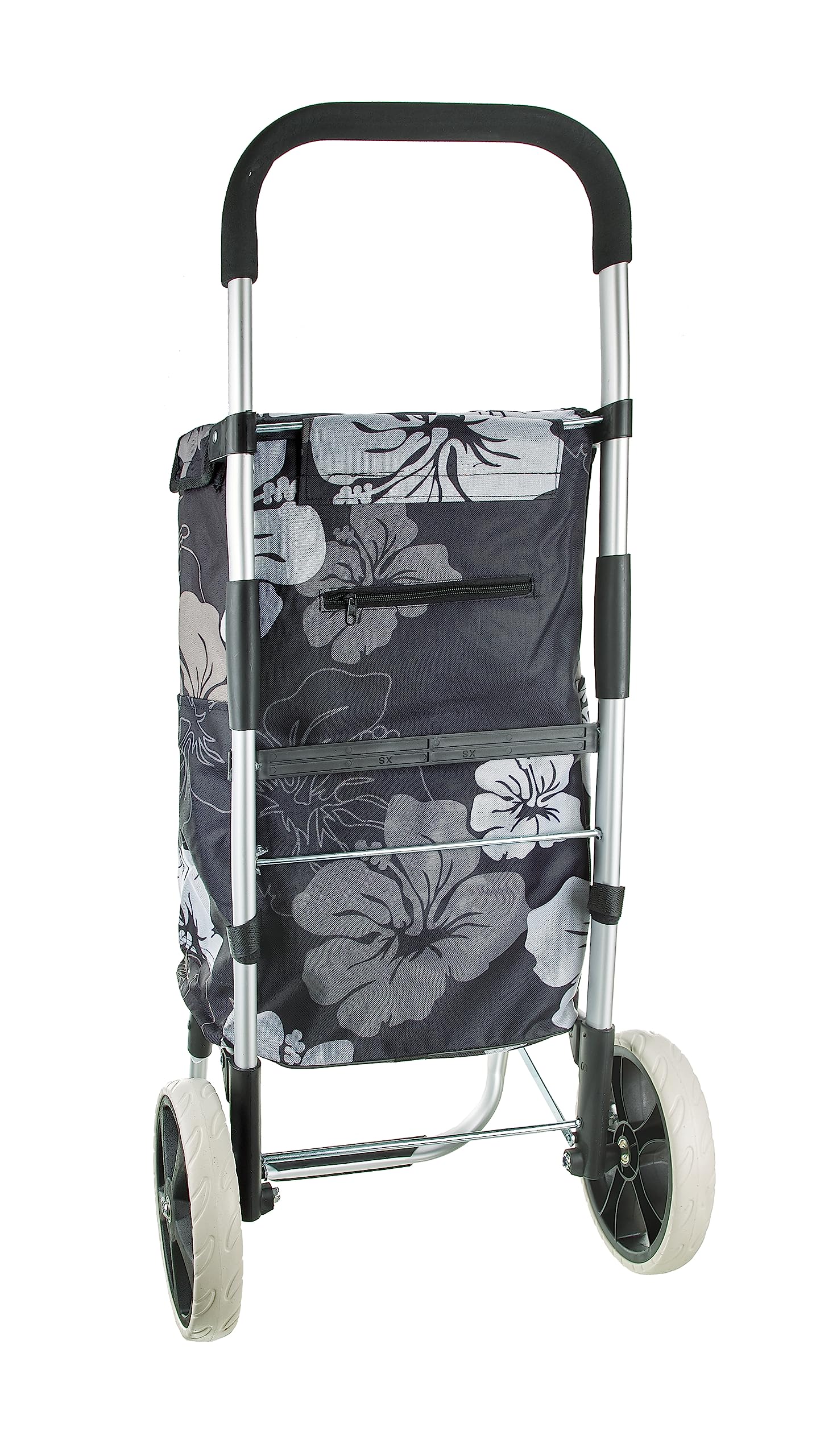 Robuste & leichte Goldhofer® Aluminium Trolleys mit Kühl- und Stufenfunktion (AluSquare, Grau Blume)