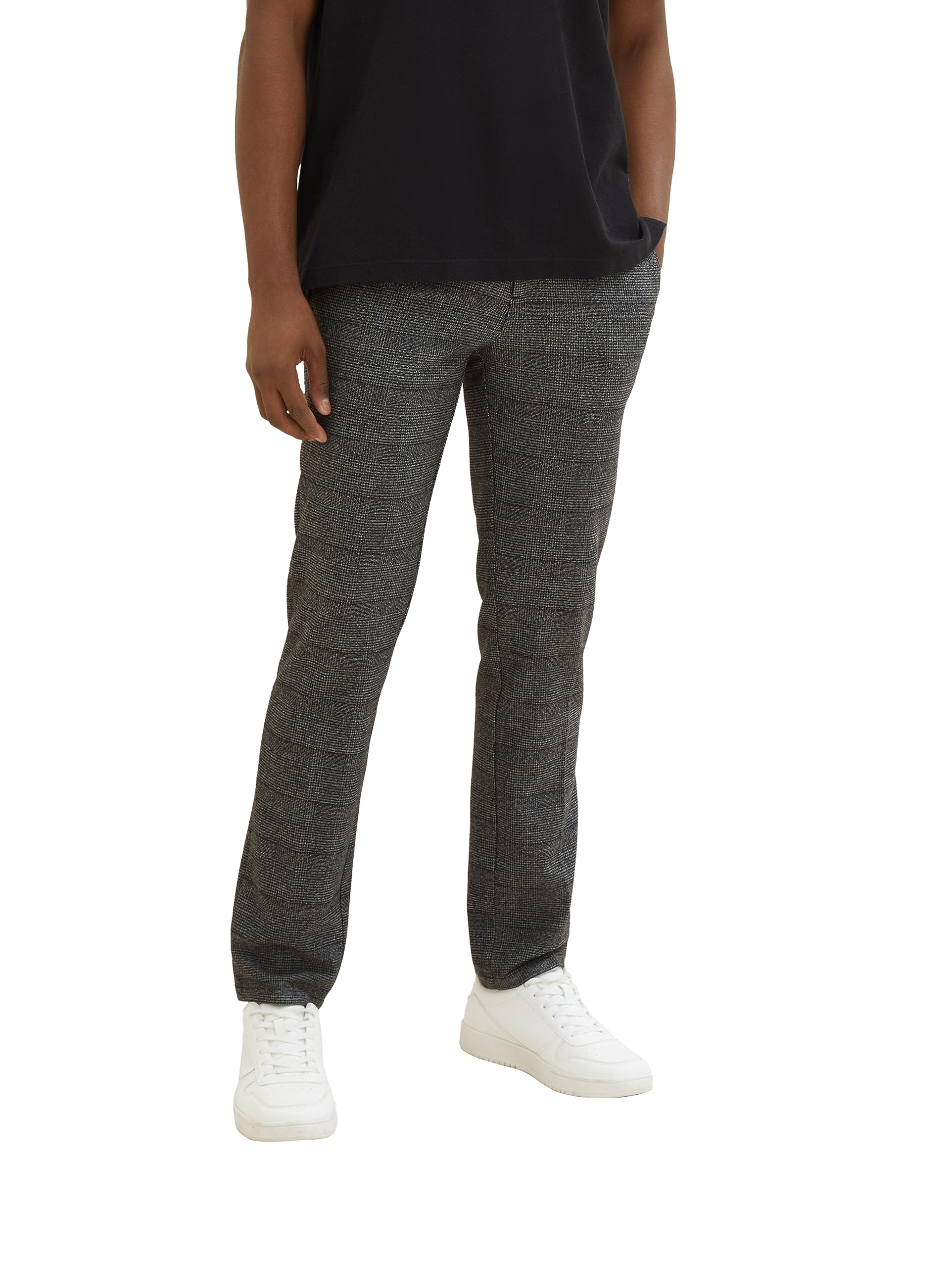 TOM TAILOR Herren Regular Fit Chino Hose mit Bügelfalte