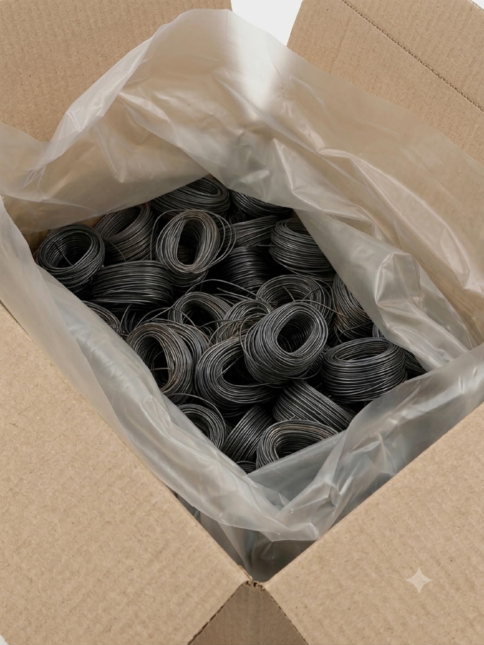 Drahtmäuse schwarz geglüht 20kg | Flechtdraht, Drahtröllchen, Rödeldraht, Bindedraht, Draht